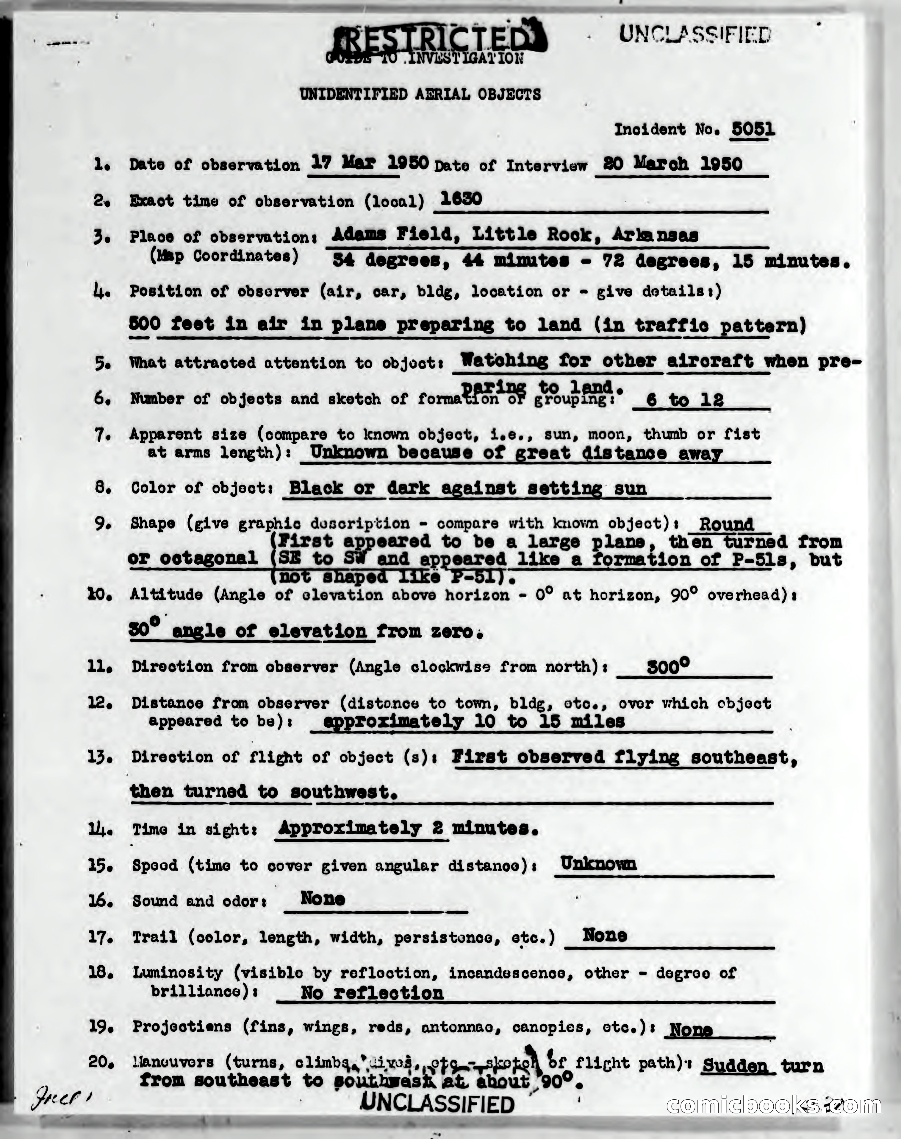 Adventure Magazine, March 1950 — page 3 of 6