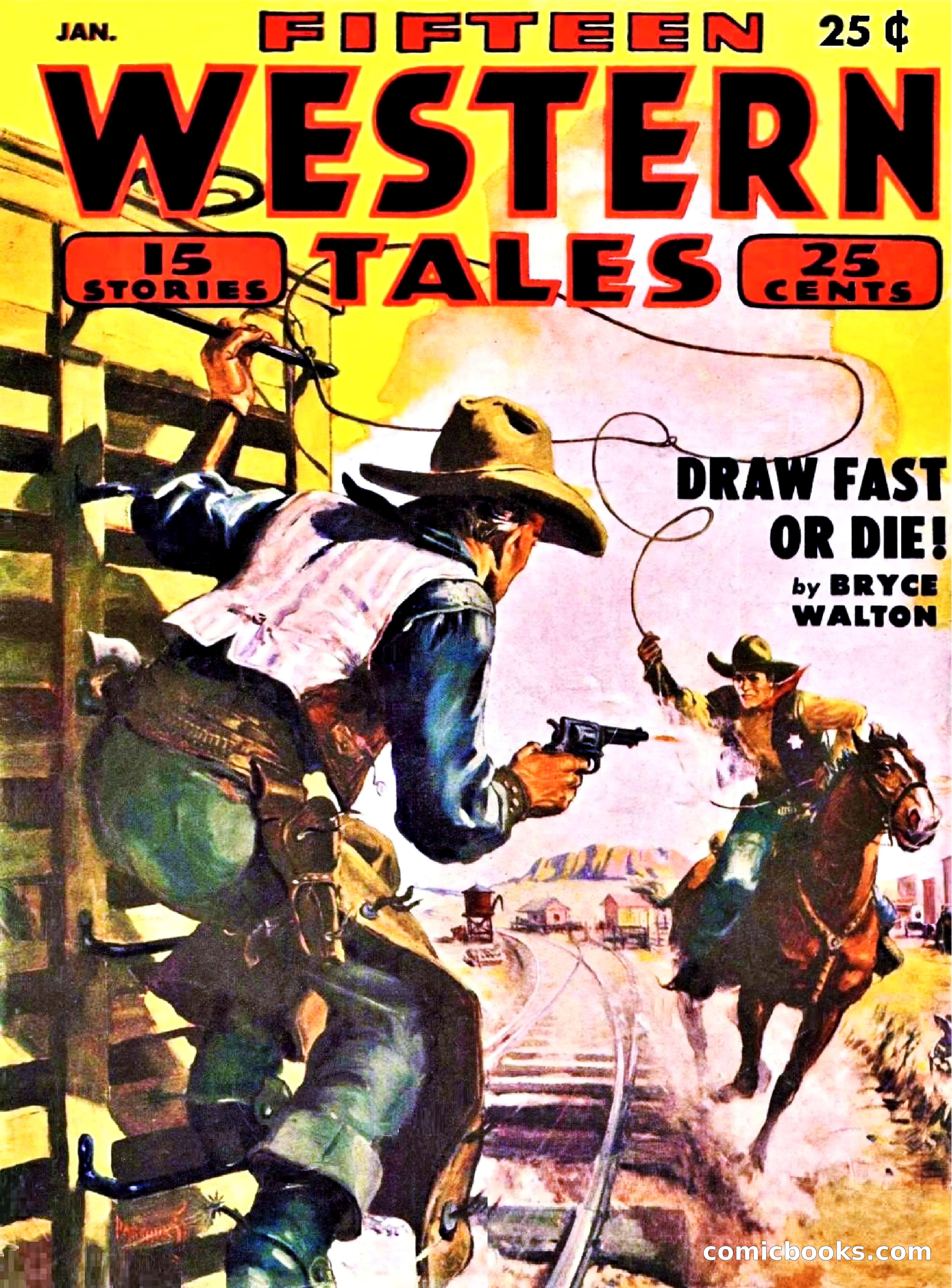 Fifteen Western Tales, January 1953