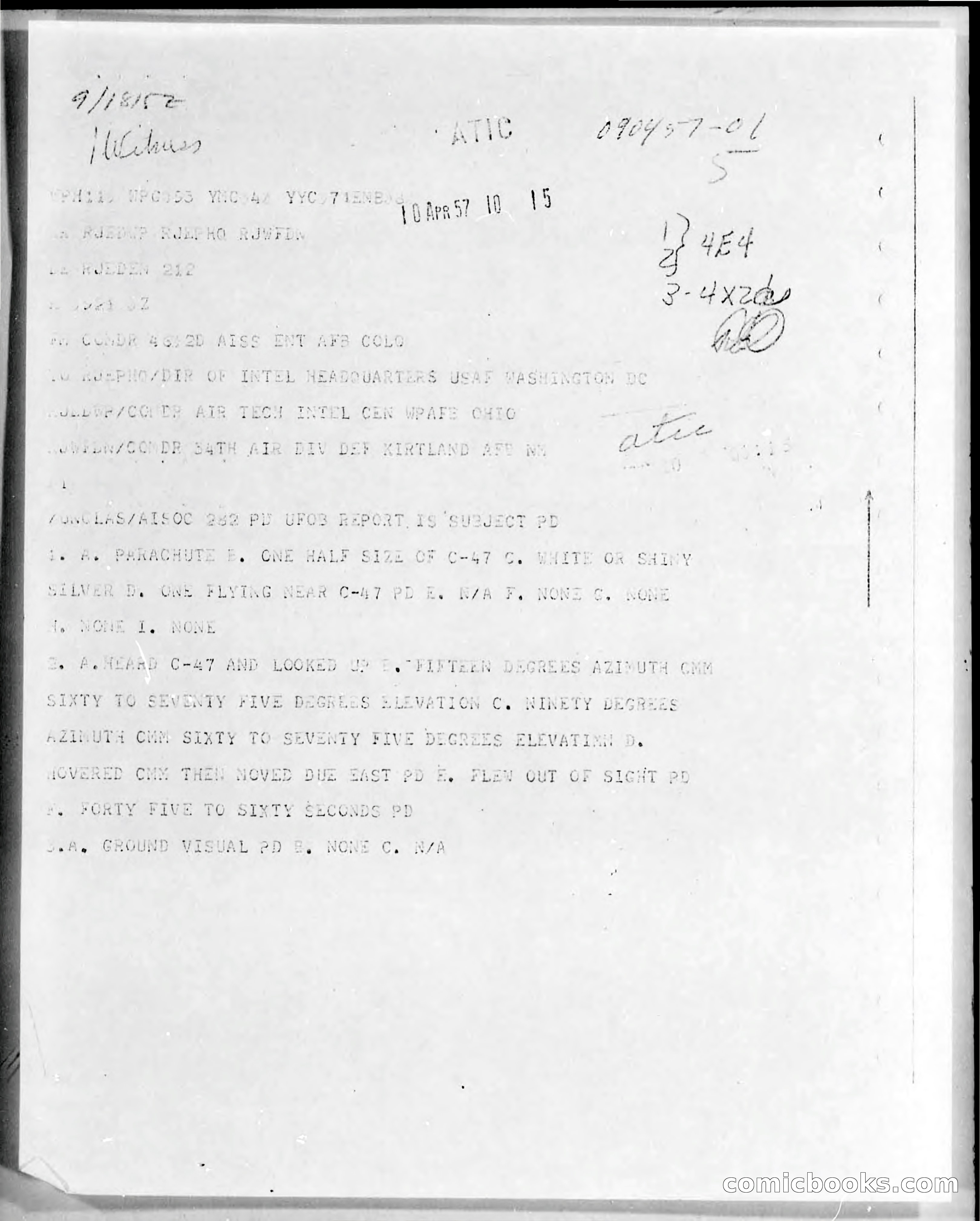 Flying Stories Magazine Cover — page 2 of 3