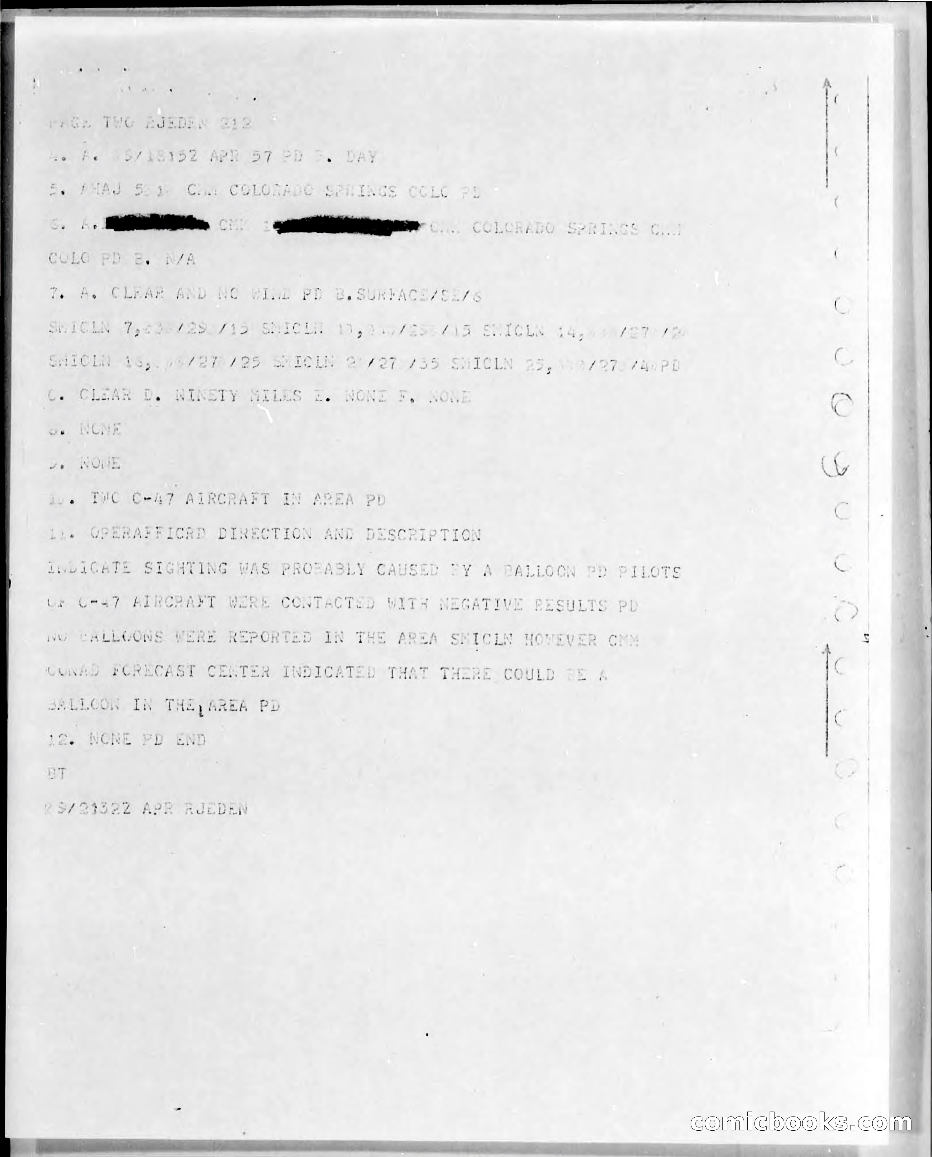 Flying Stories Magazine Cover — page 3 of 3