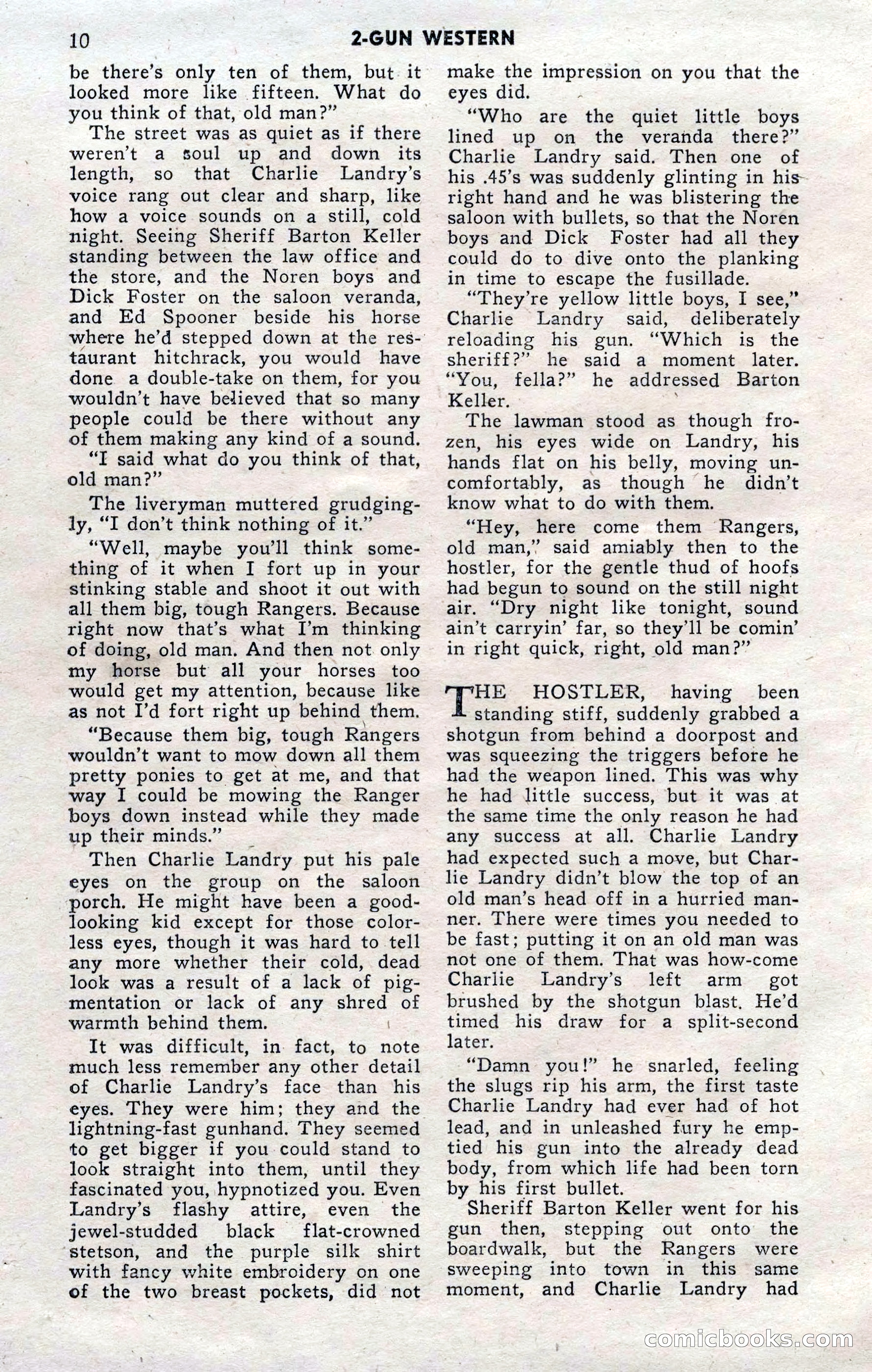 2-Gun Western, November 1955 — page 10 of 100