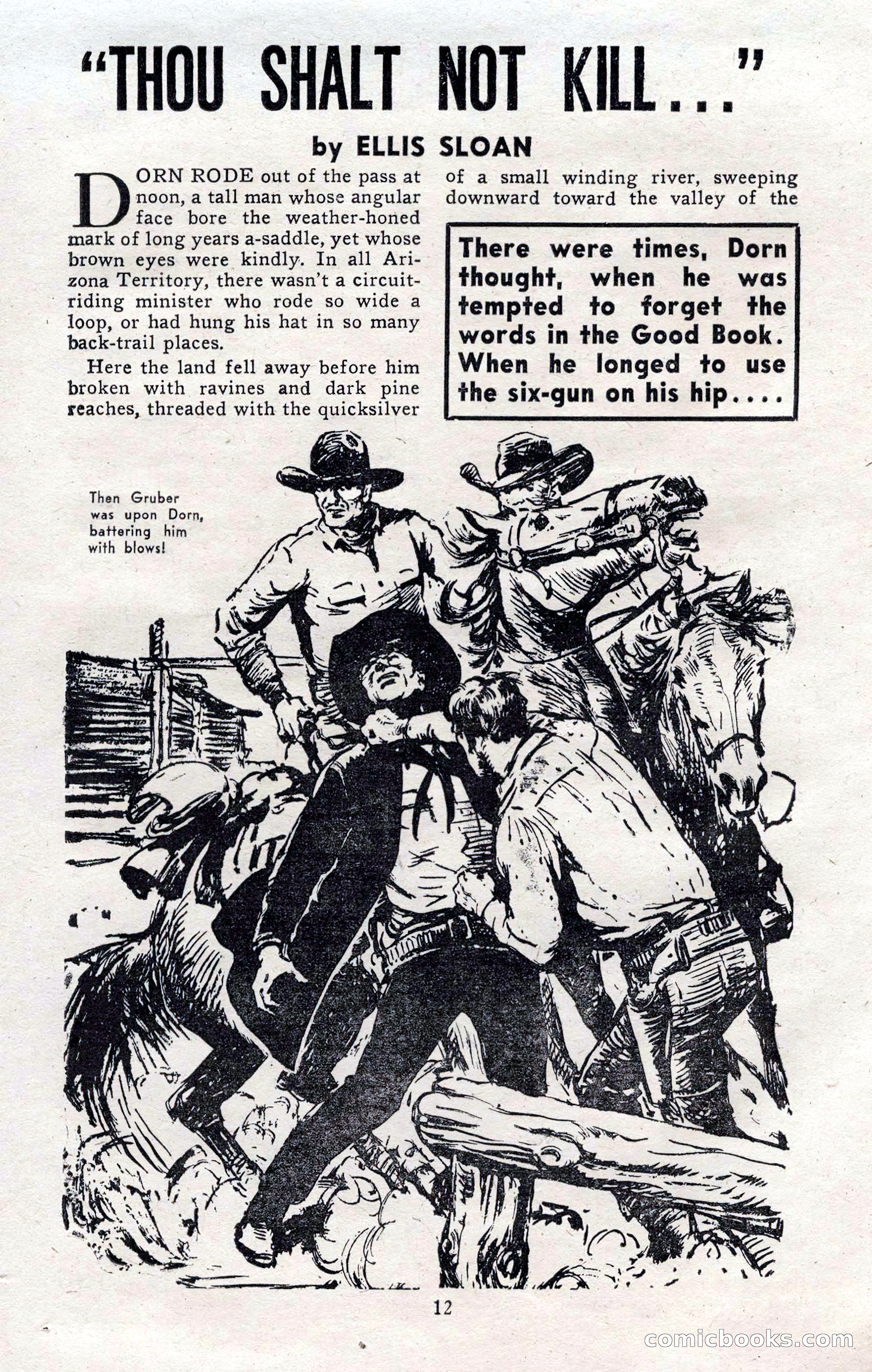 2-Gun Western, November 1955 — page 12 of 100
