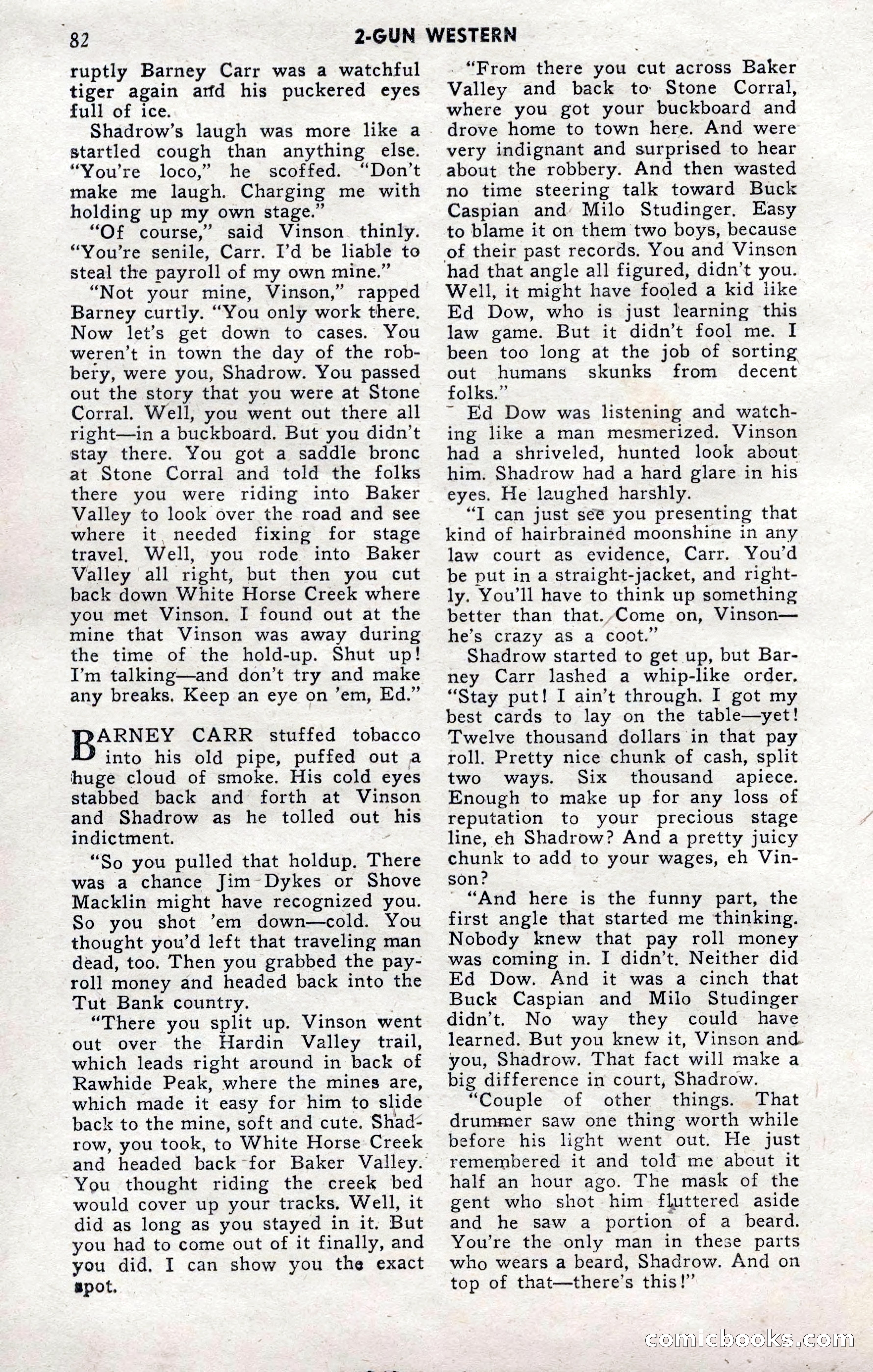 2-Gun Western, November 1955 — page 82 of 100