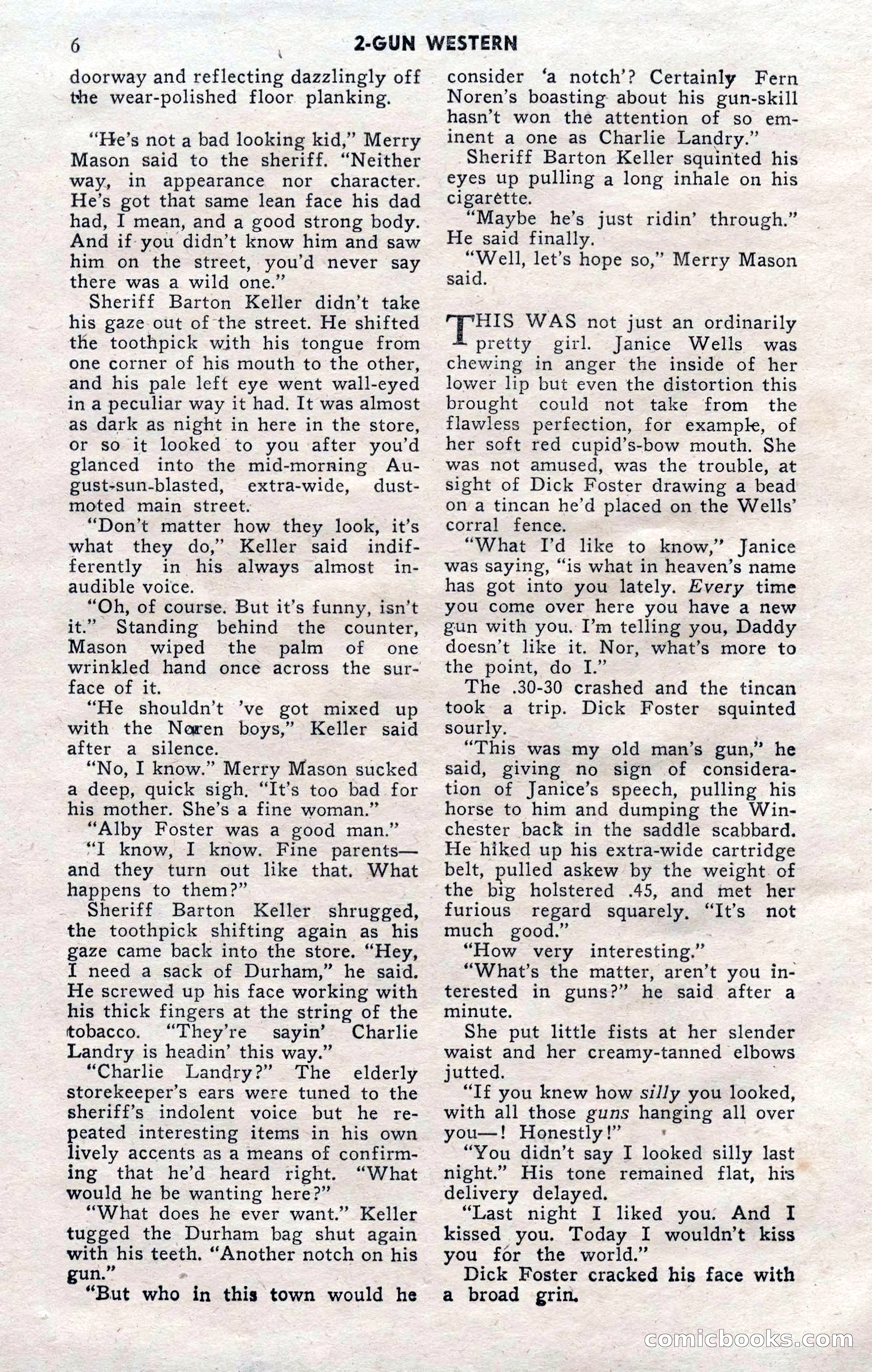 2-Gun Western, November 1955 — page 5 of 99