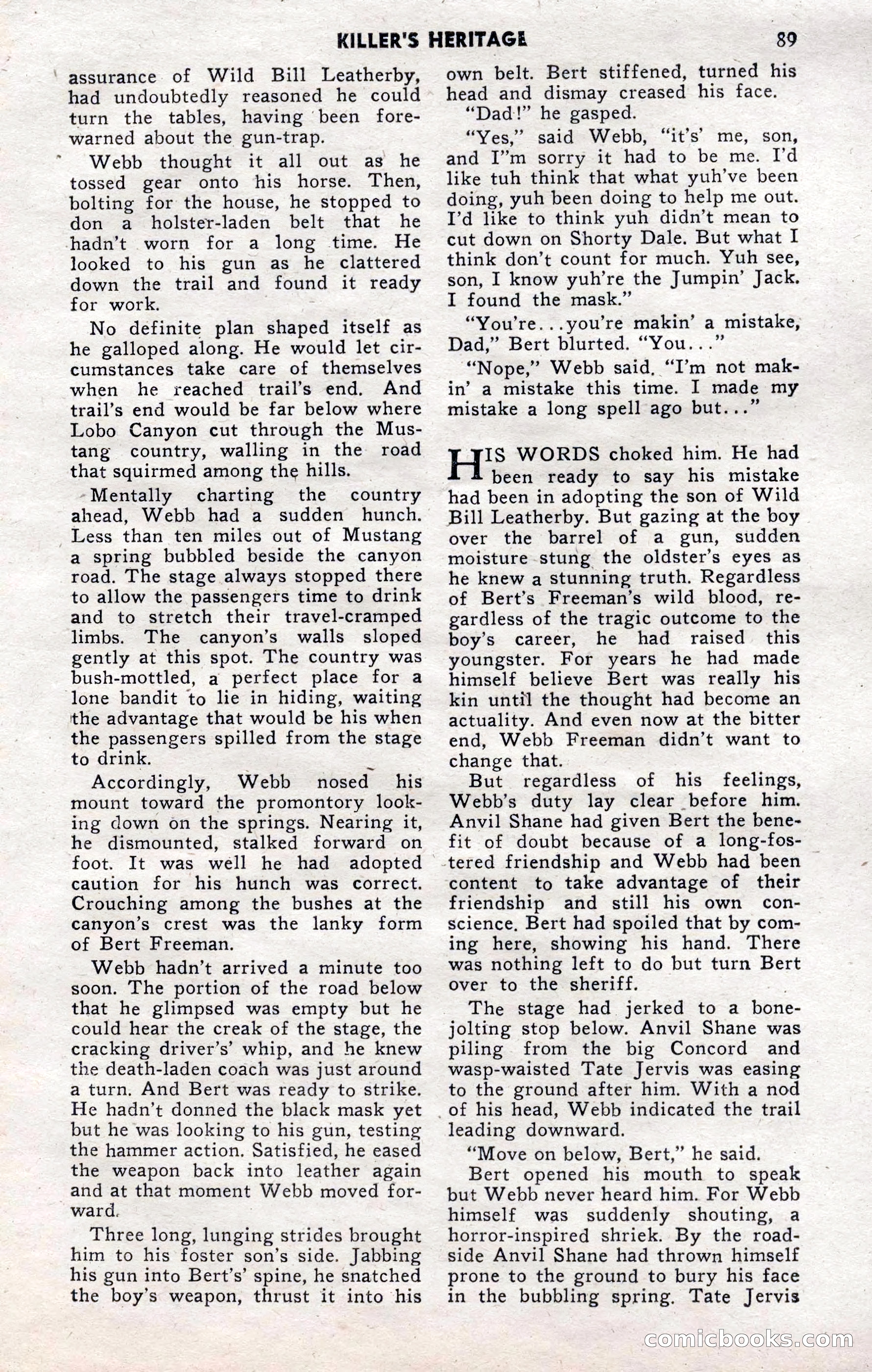 2-Gun Western, November 1955 — page 88 of 99