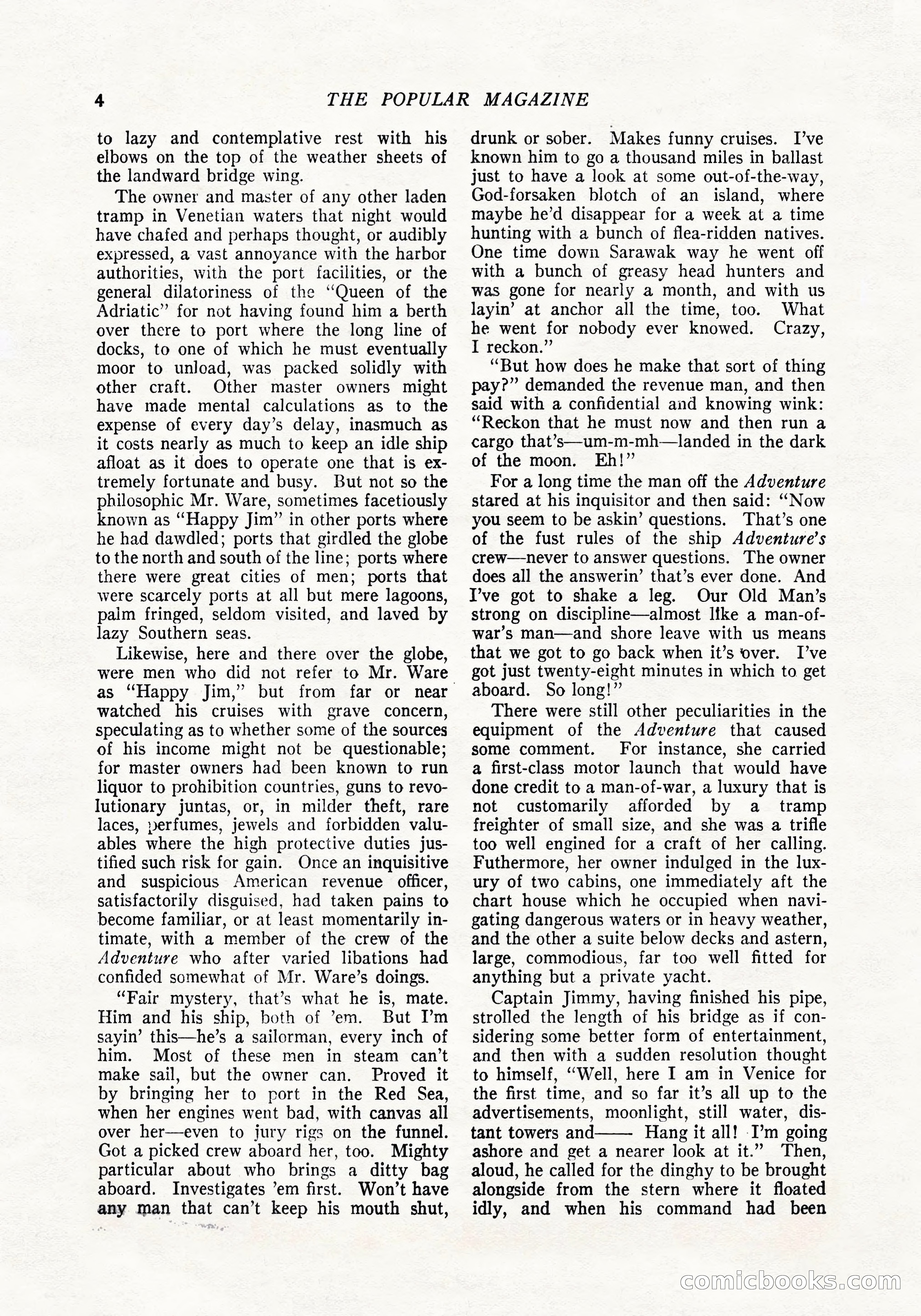 The Popular Magazine, April 20, 1924 — page 6 of 400