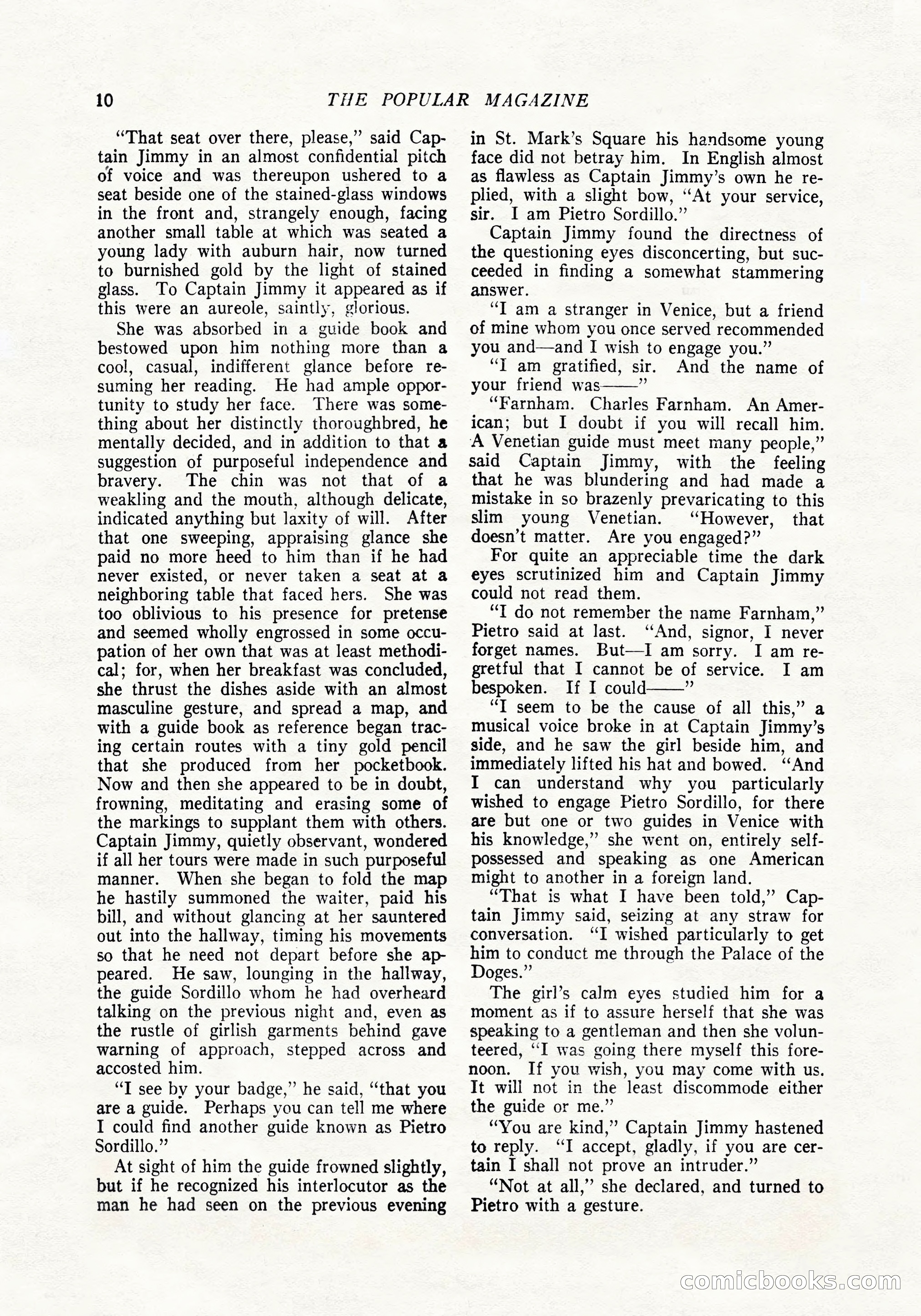 The Popular Magazine, April 20, 1924 — page 12 of 400