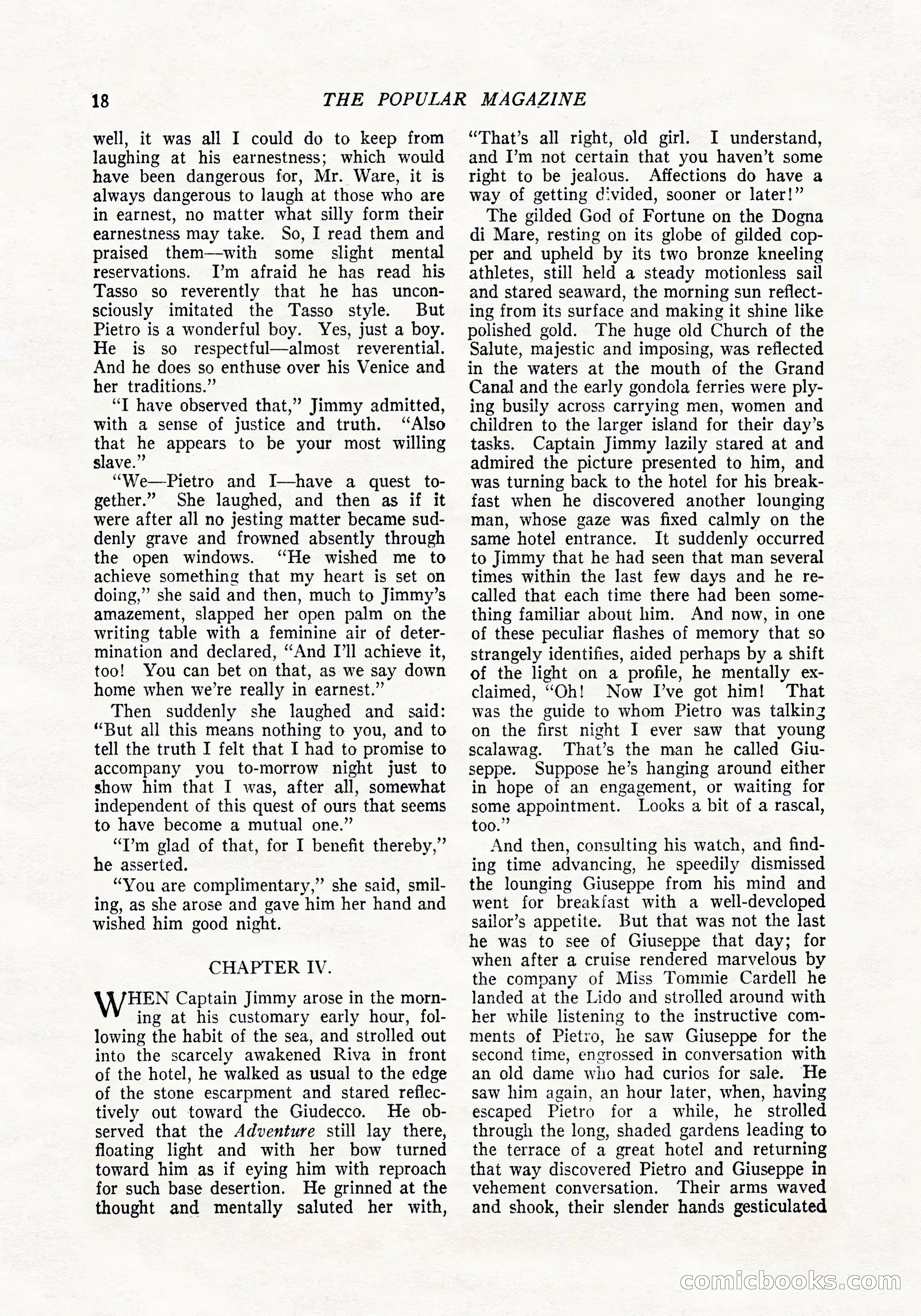 The Popular Magazine, April 20, 1924 — page 20 of 400