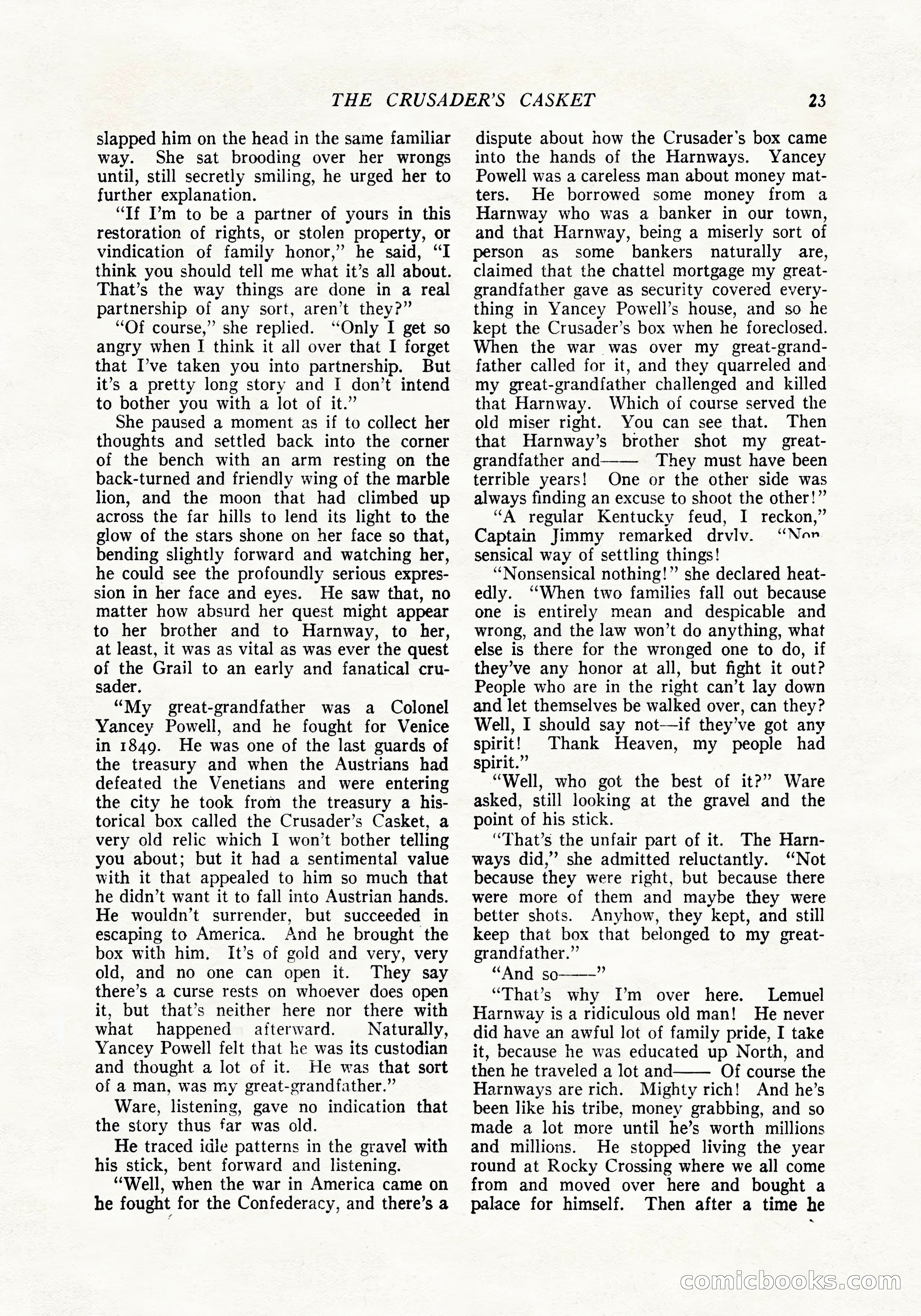 The Popular Magazine, April 20, 1924 — page 25 of 400