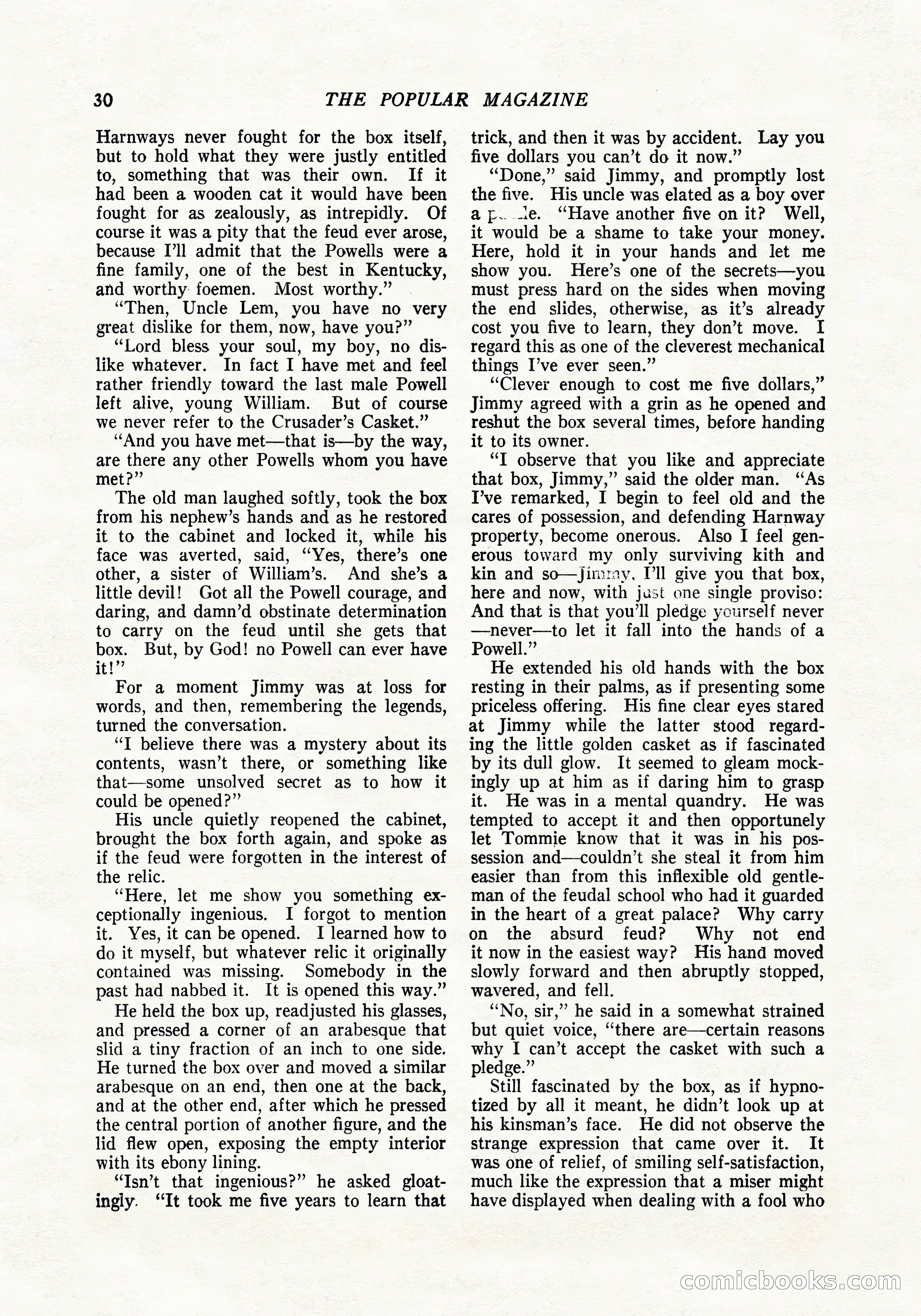 The Popular Magazine, April 20, 1924 — page 32 of 400