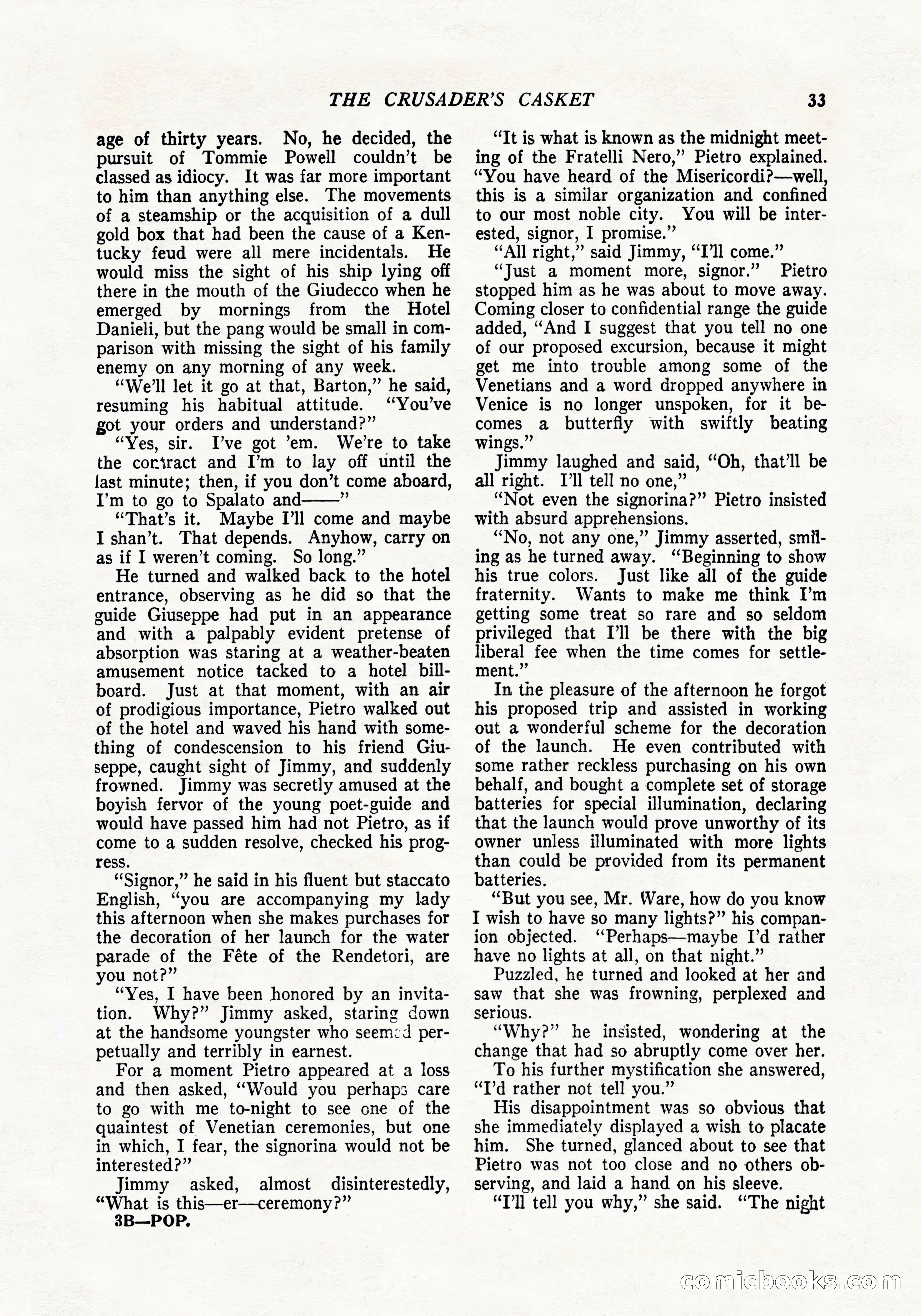 The Popular Magazine, April 20, 1924 — page 35 of 400