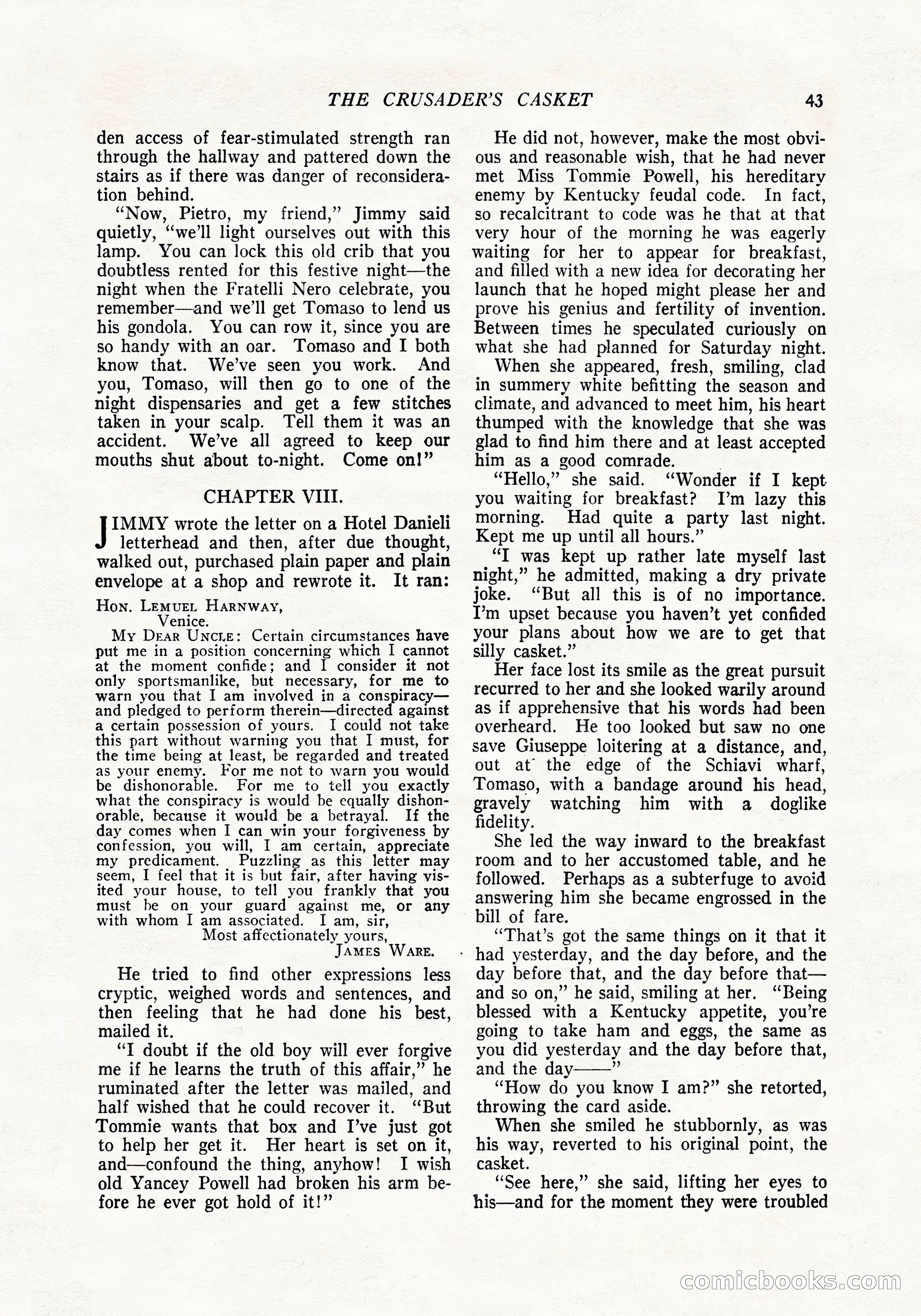 The Popular Magazine, April 20, 1924 — page 45 of 400