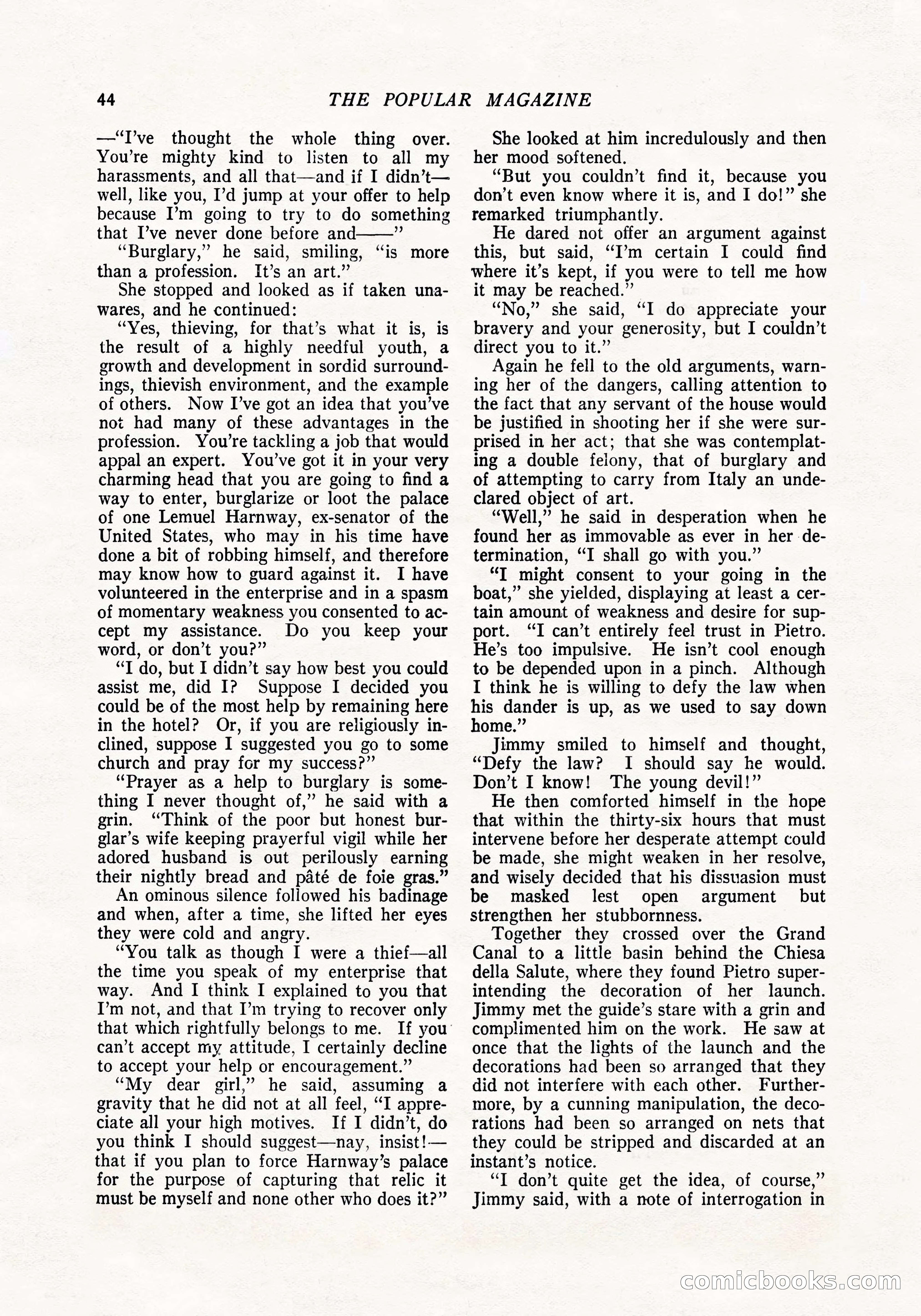 The Popular Magazine, April 20, 1924 — page 46 of 400