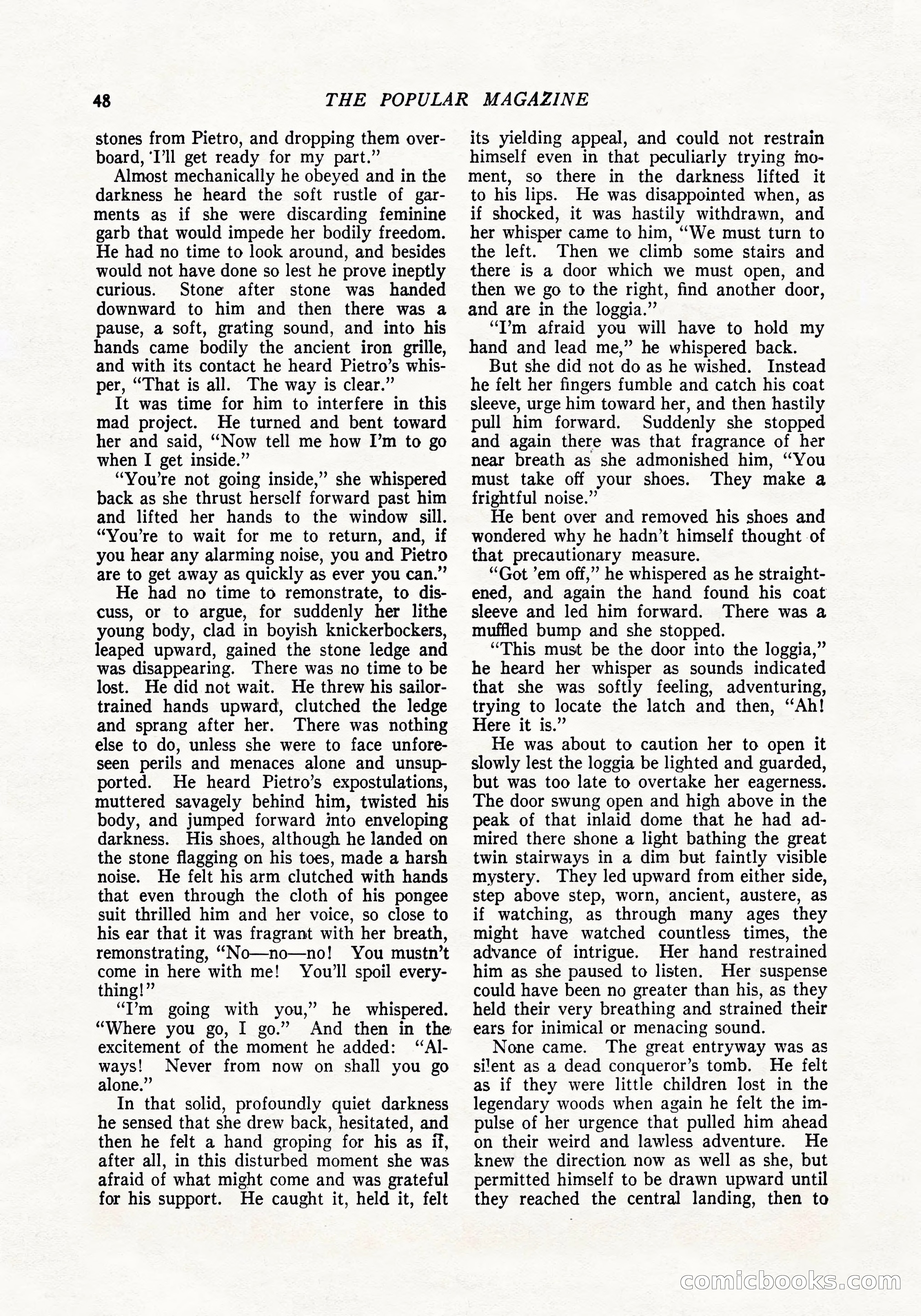 The Popular Magazine, April 20, 1924 — page 50 of 400