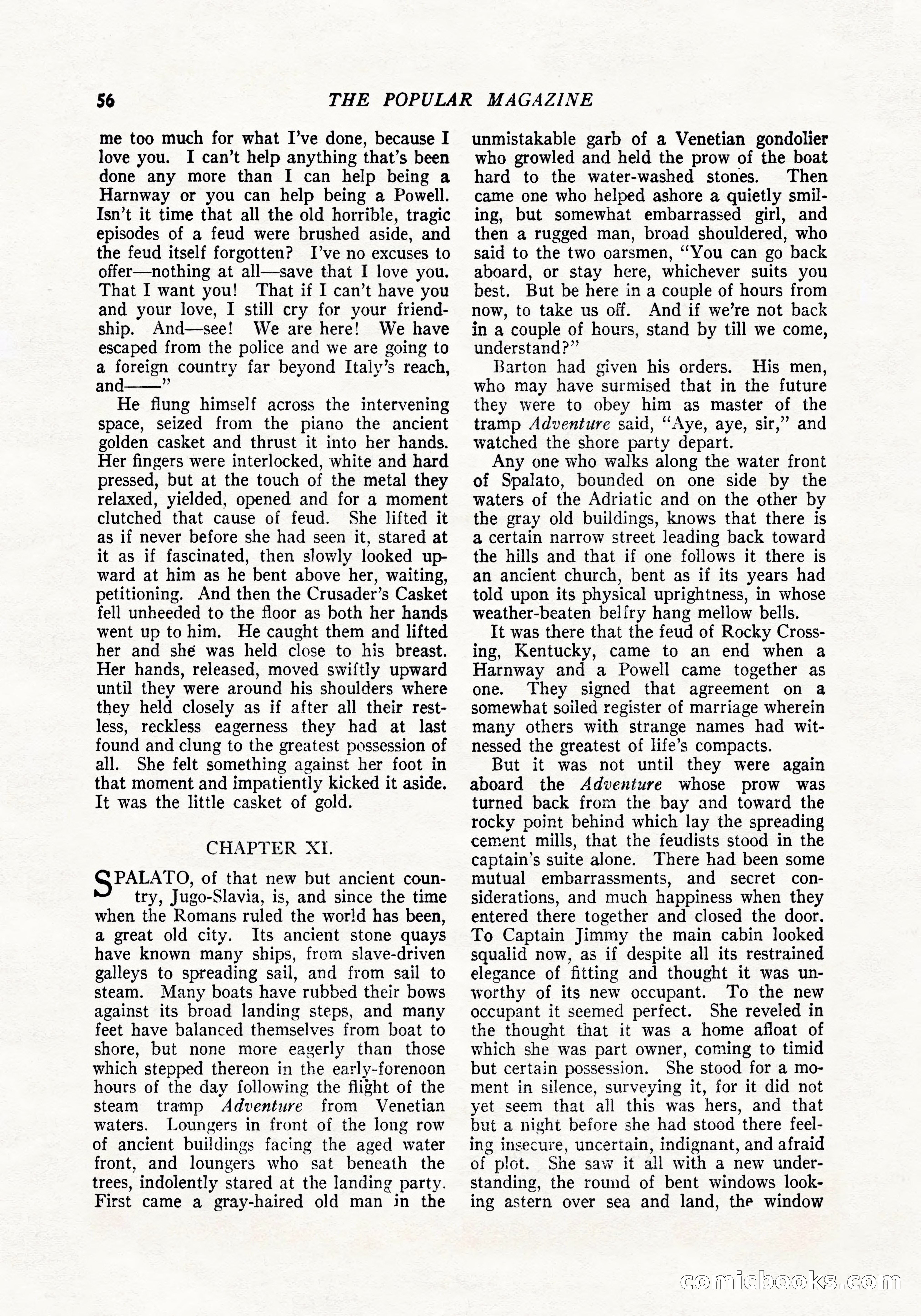 The Popular Magazine, April 20, 1924 — page 58 of 400