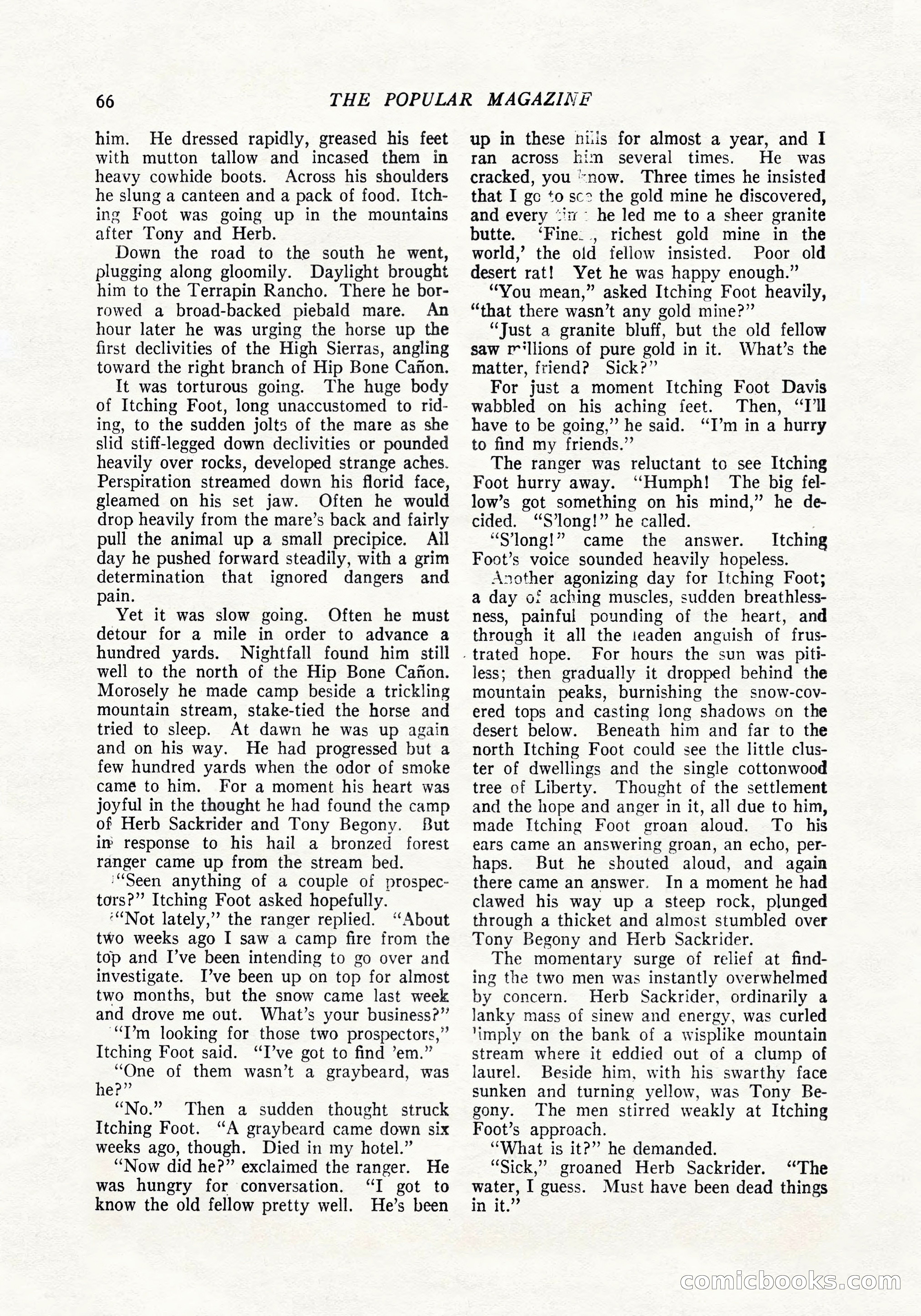 The Popular Magazine, April 20, 1924 — page 68 of 400