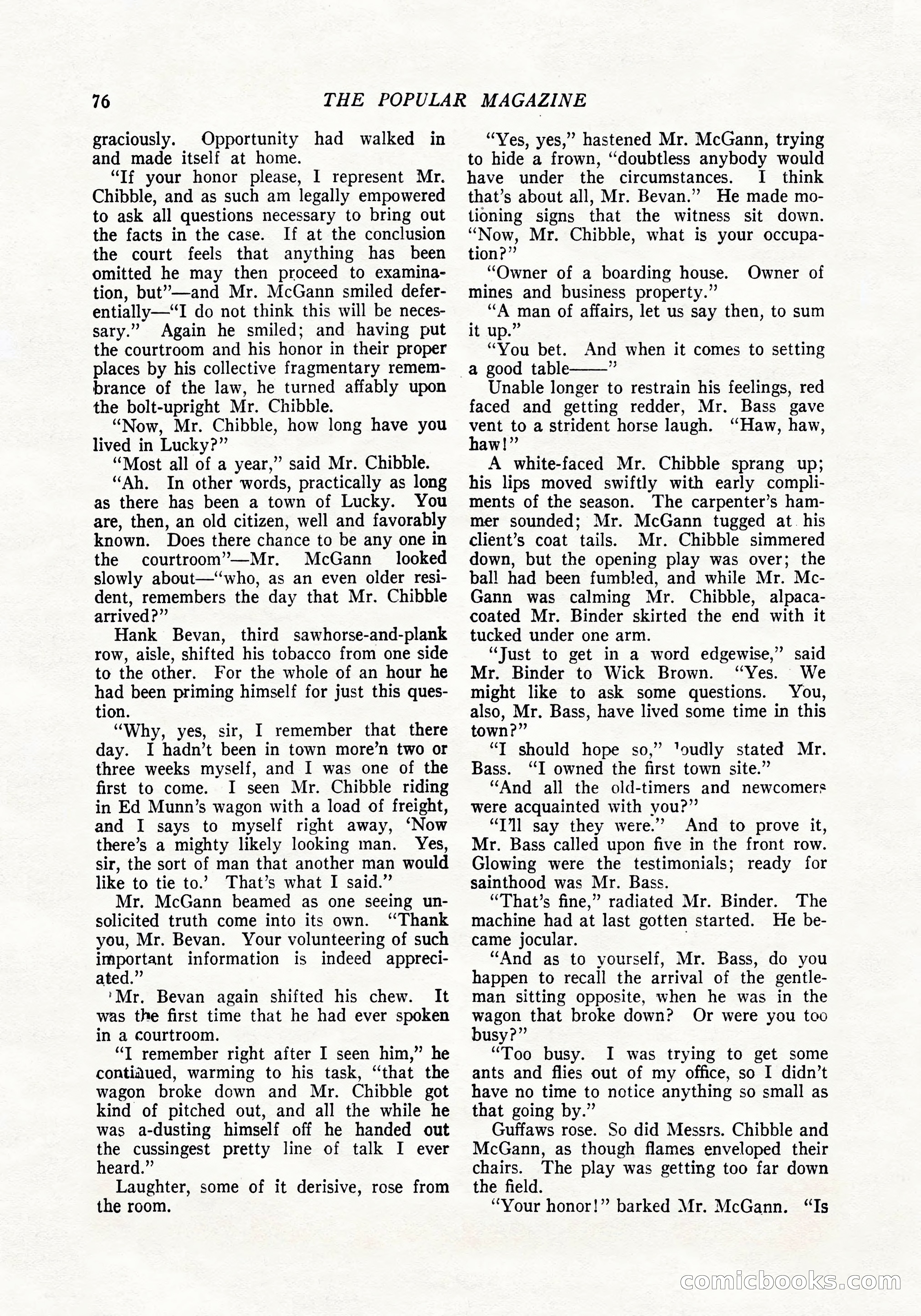 The Popular Magazine, April 20, 1924 — page 78 of 400