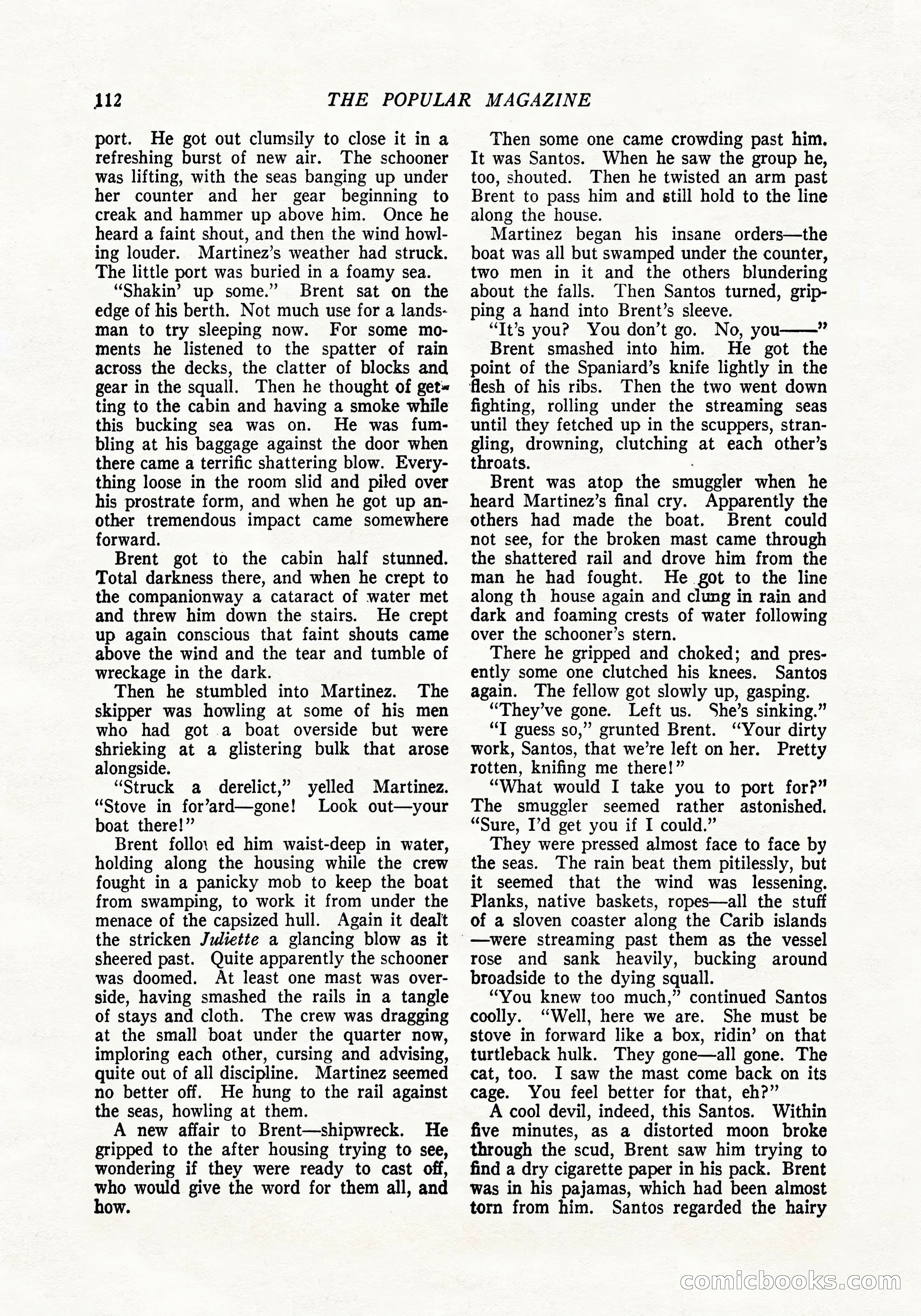The Popular Magazine, April 20, 1924 — page 114 of 400
