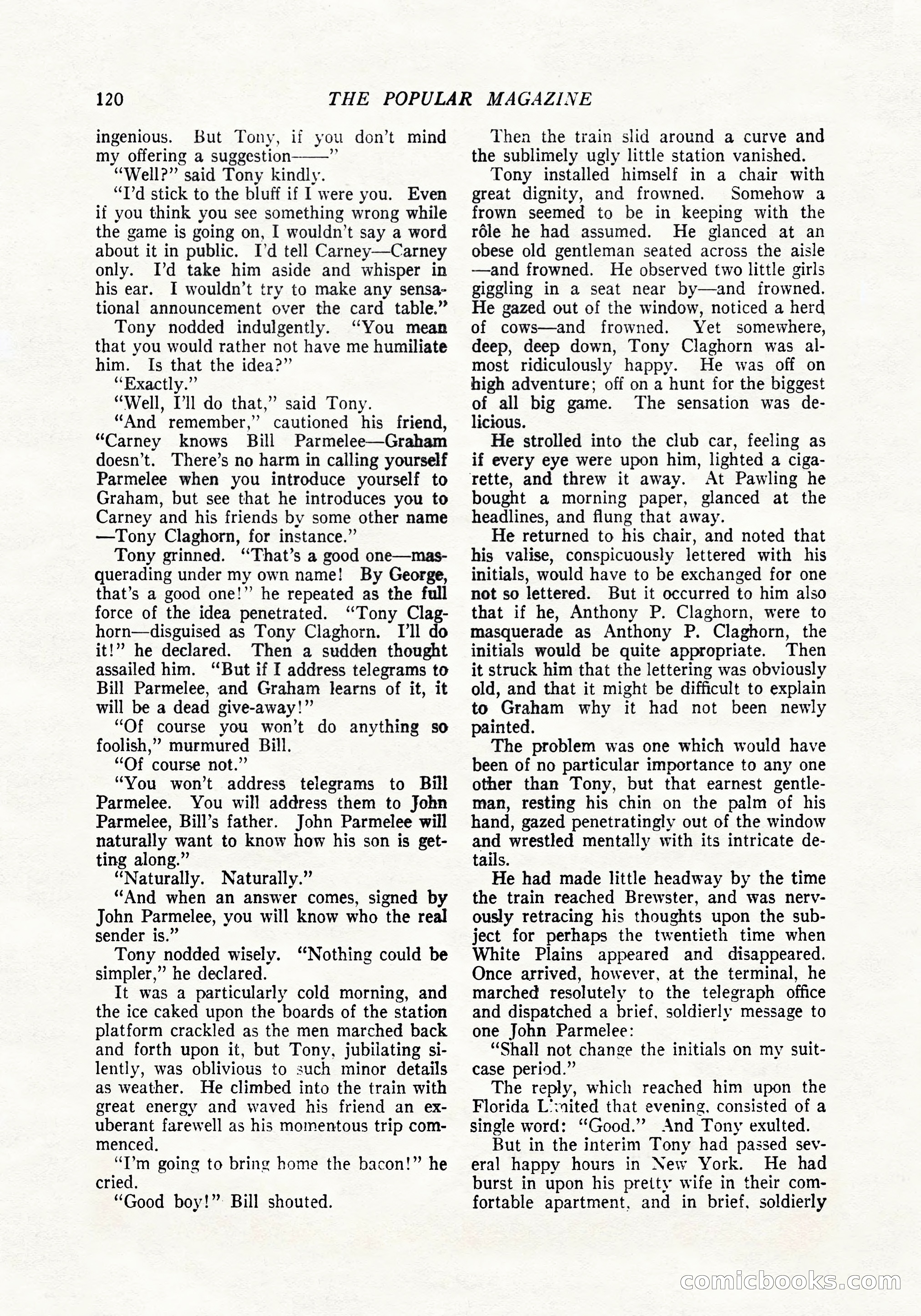 The Popular Magazine, April 20, 1924 — page 122 of 400