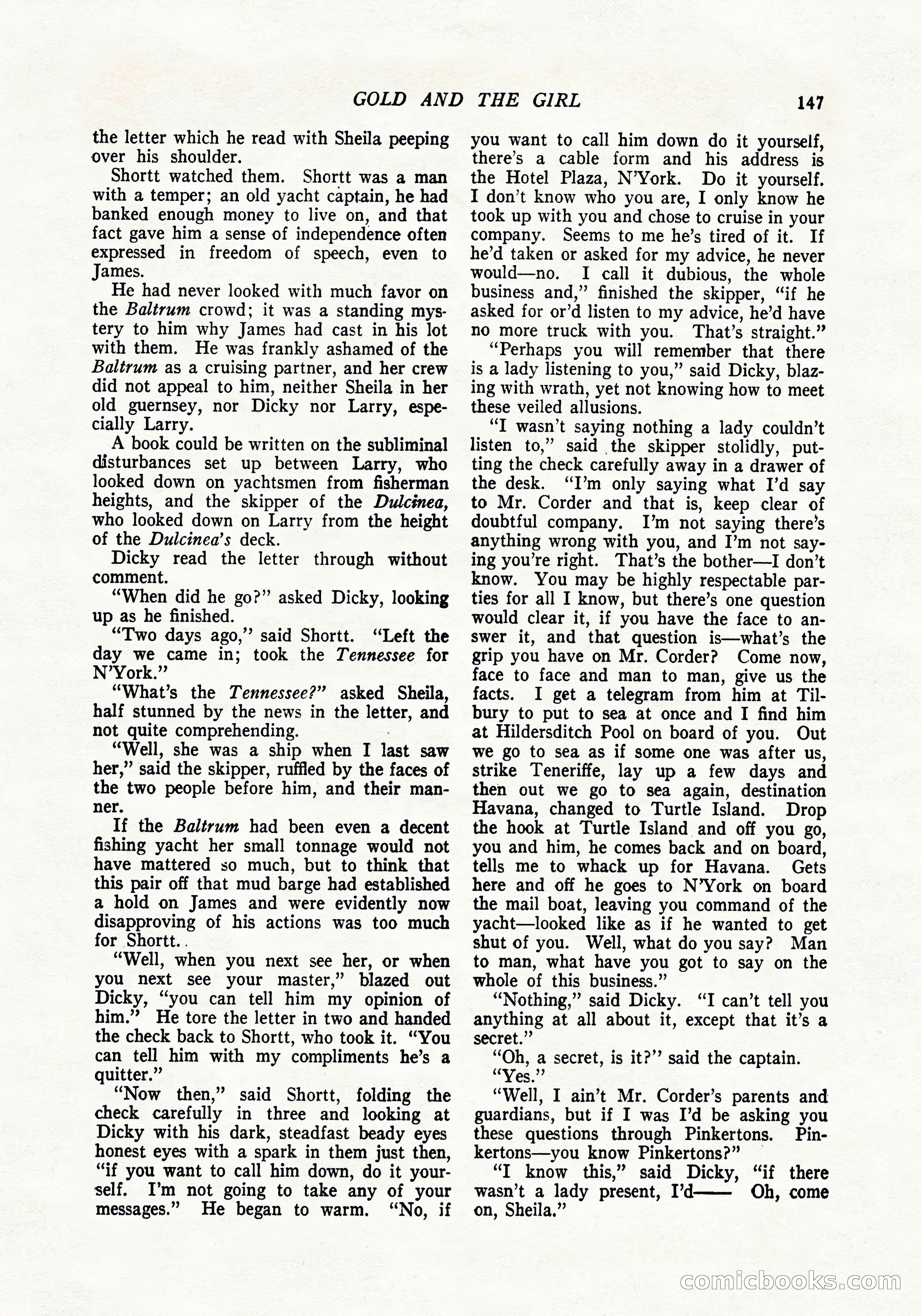 The Popular Magazine, April 20, 1924 — page 149 of 400
