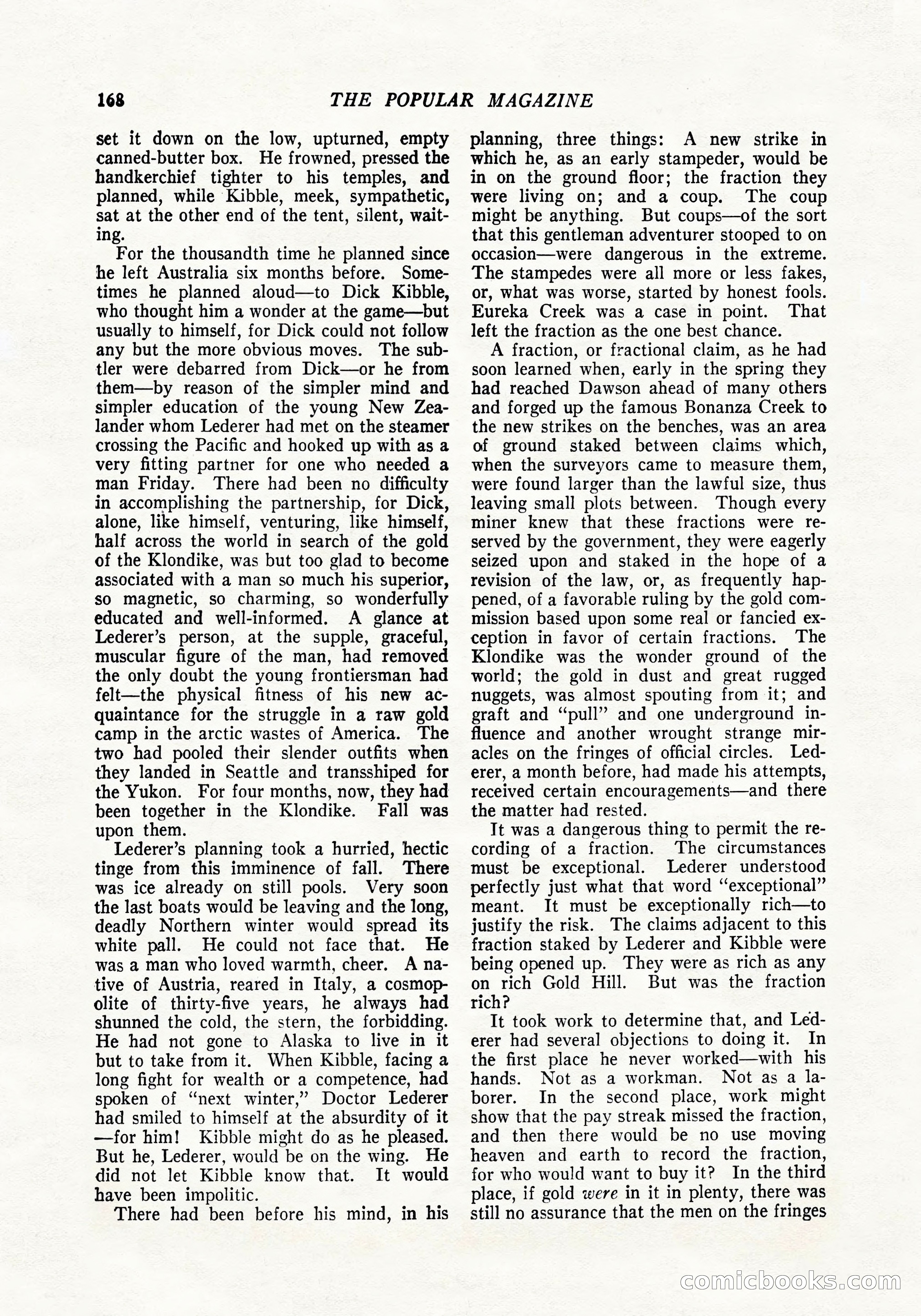 The Popular Magazine, April 20, 1924 — page 170 of 400