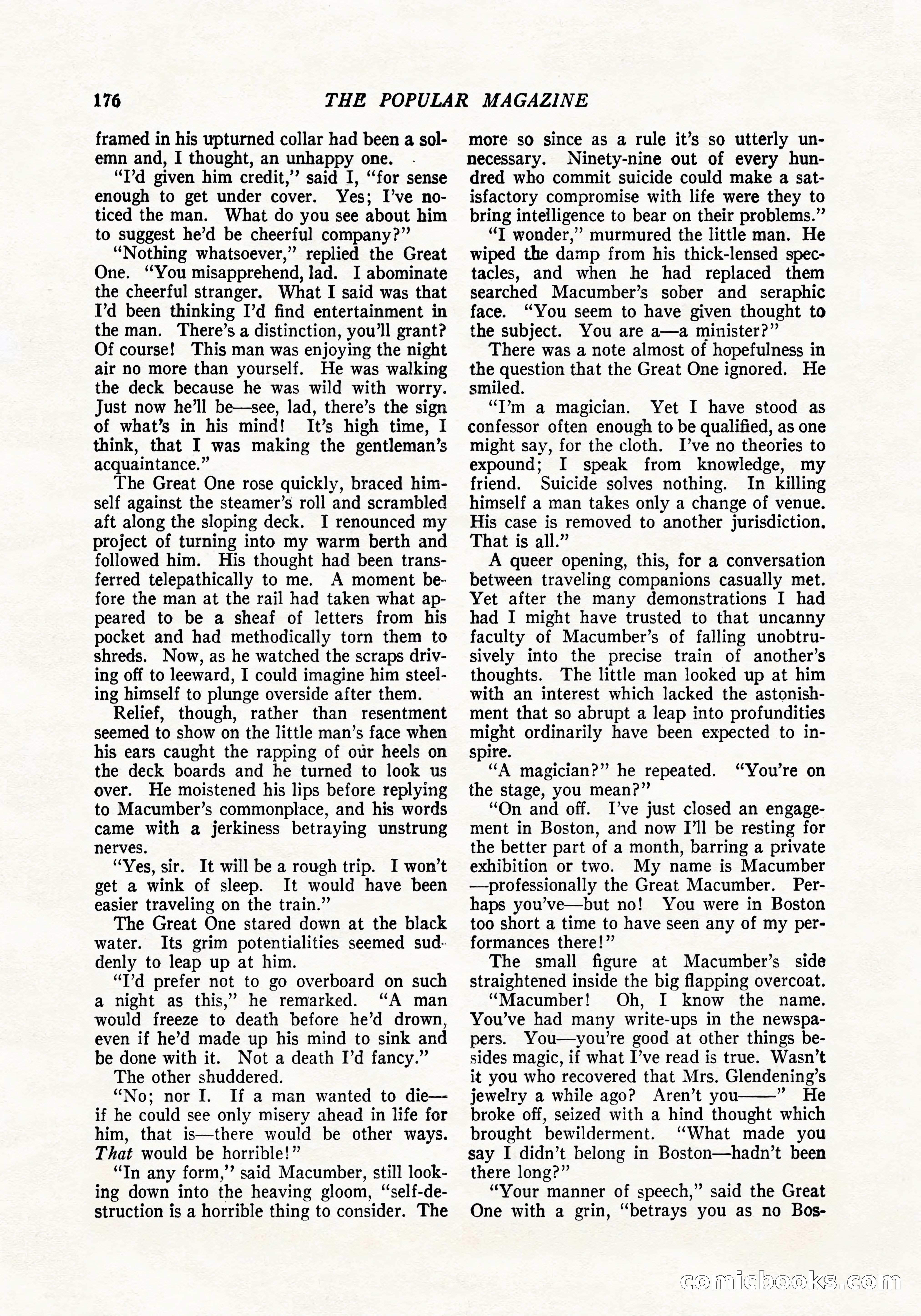 The Popular Magazine, April 20, 1924 — page 178 of 400