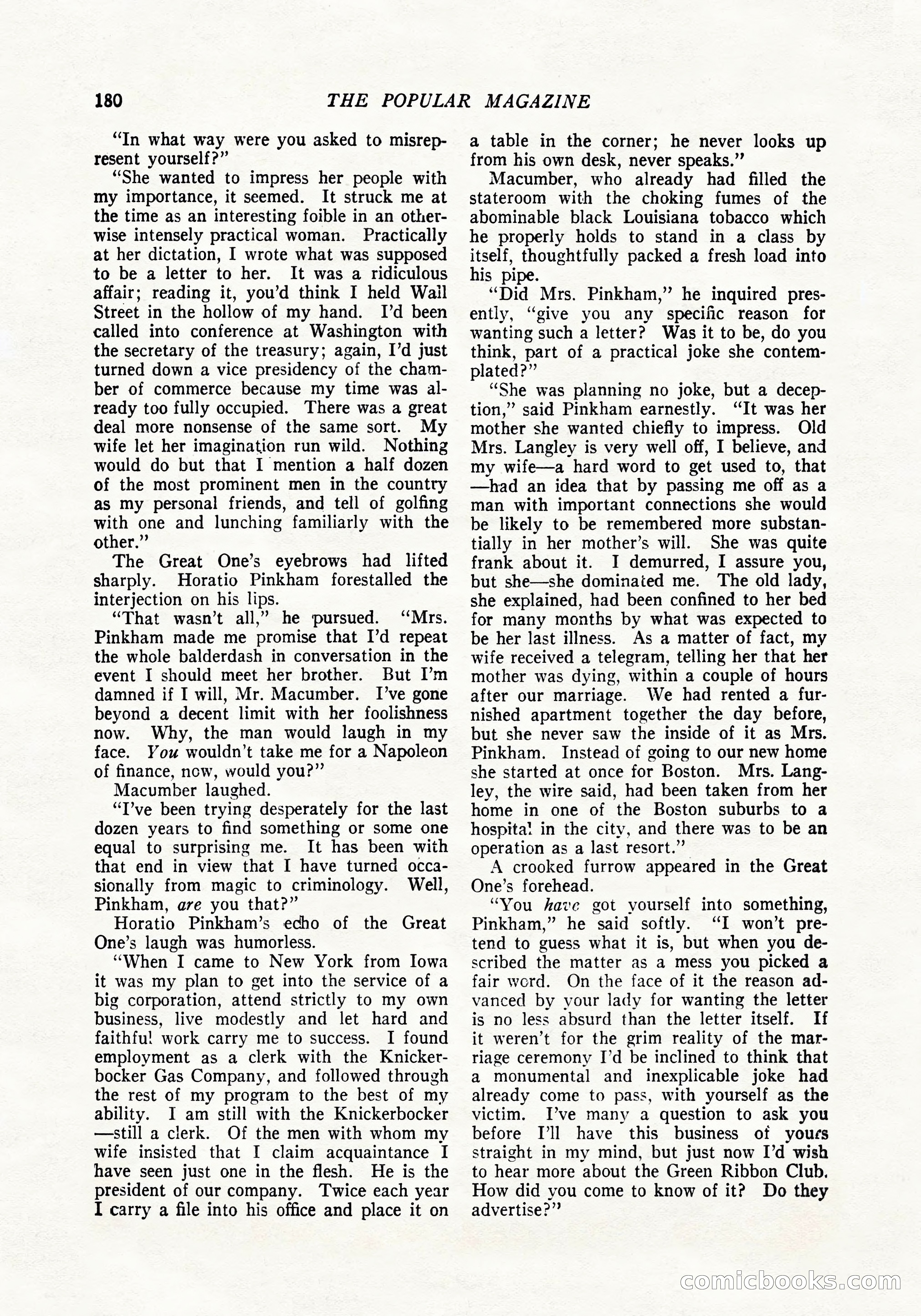 The Popular Magazine, April 20, 1924 — page 182 of 400