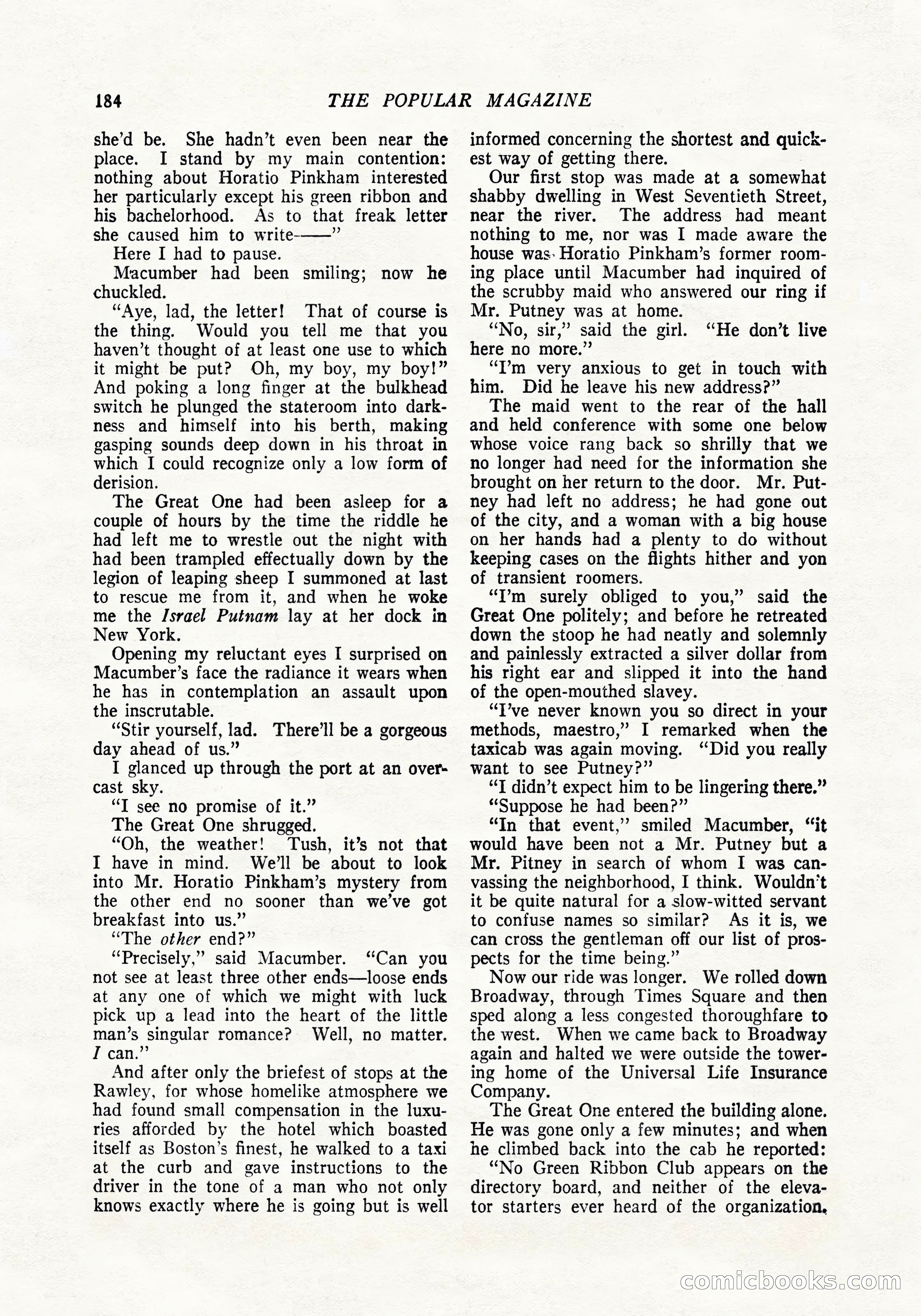 The Popular Magazine, April 20, 1924 — page 186 of 400