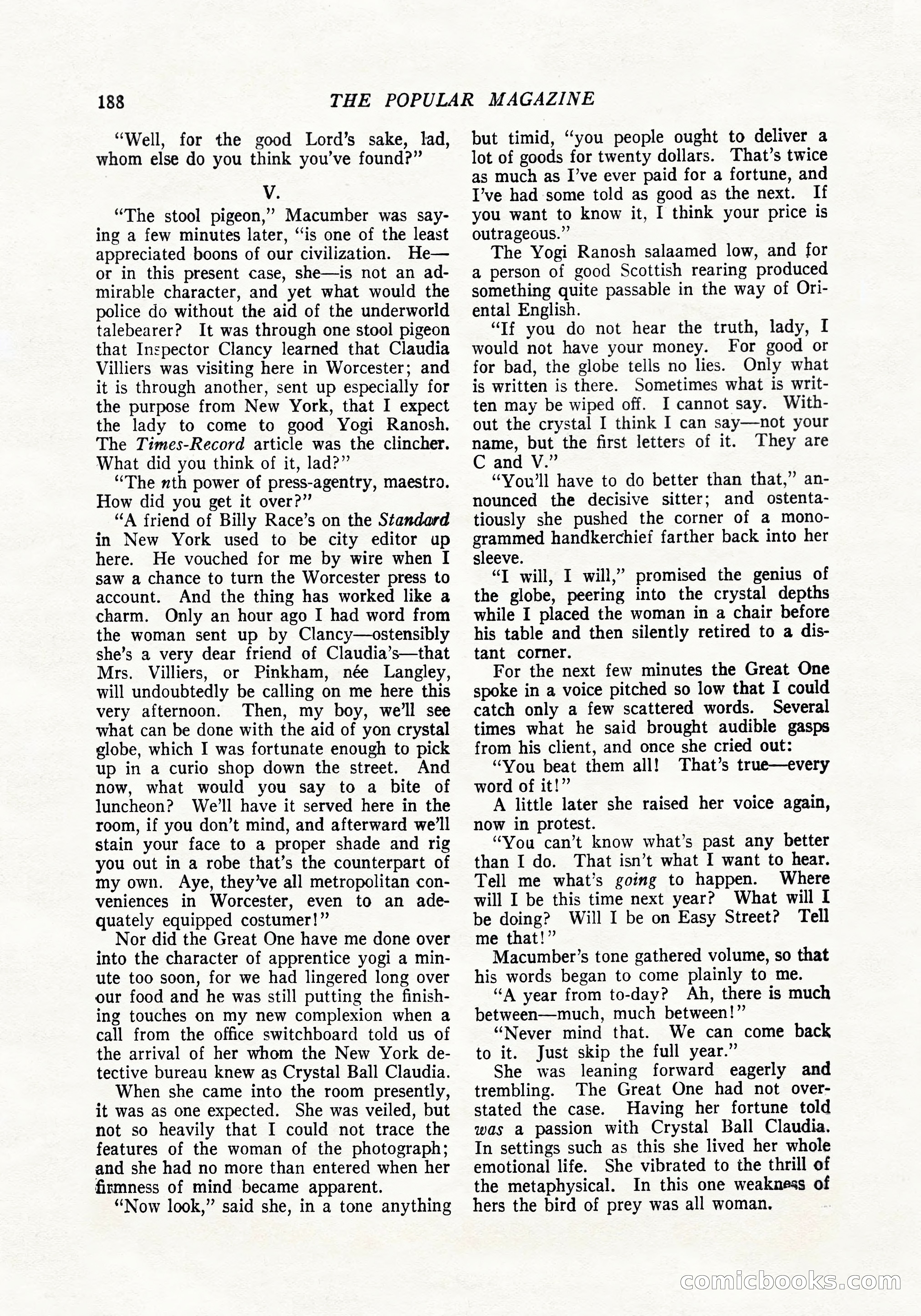 The Popular Magazine, April 20, 1924 — page 190 of 400
