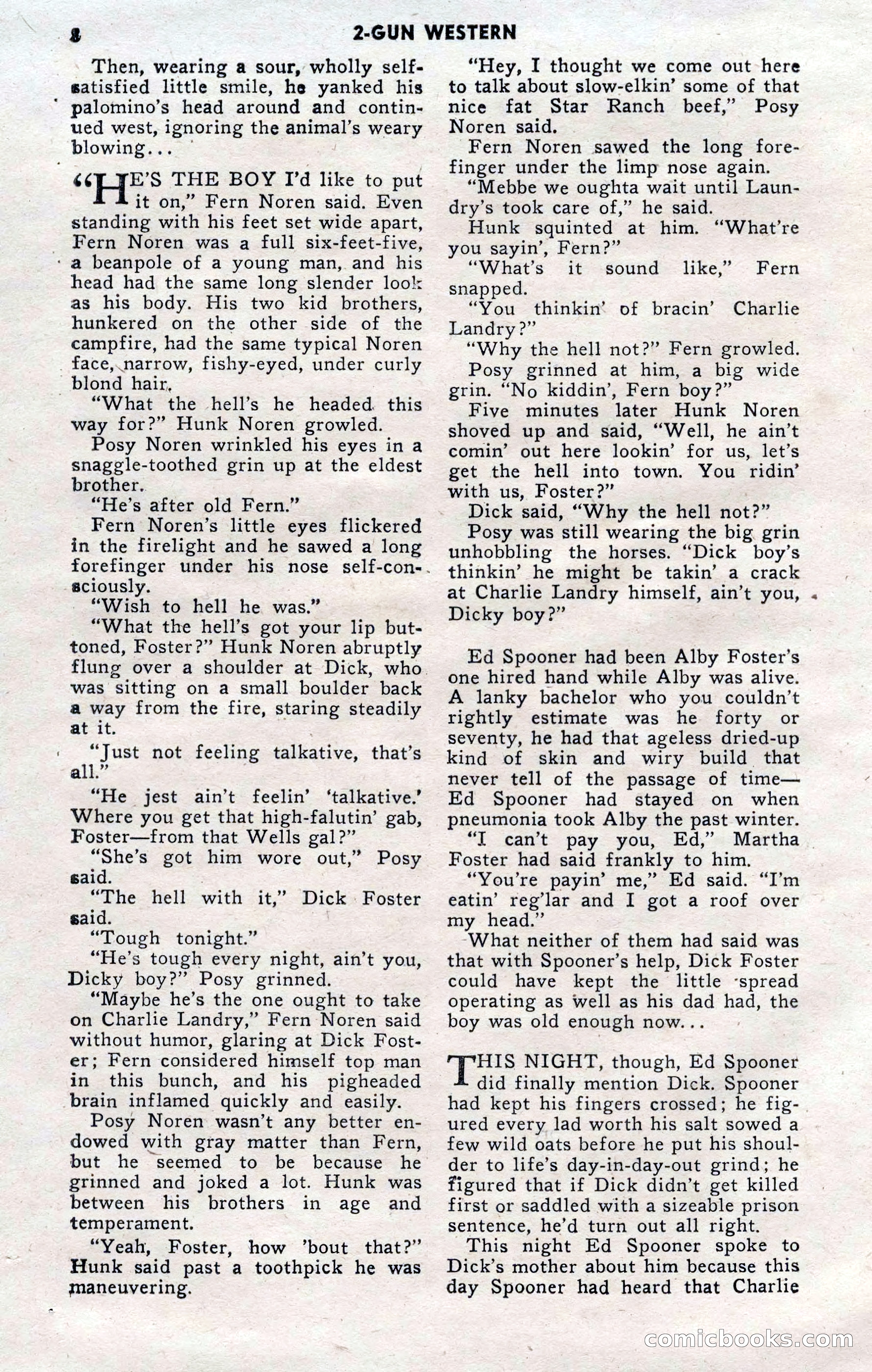 2-Gun Western, November 1955 — page 7 of 99