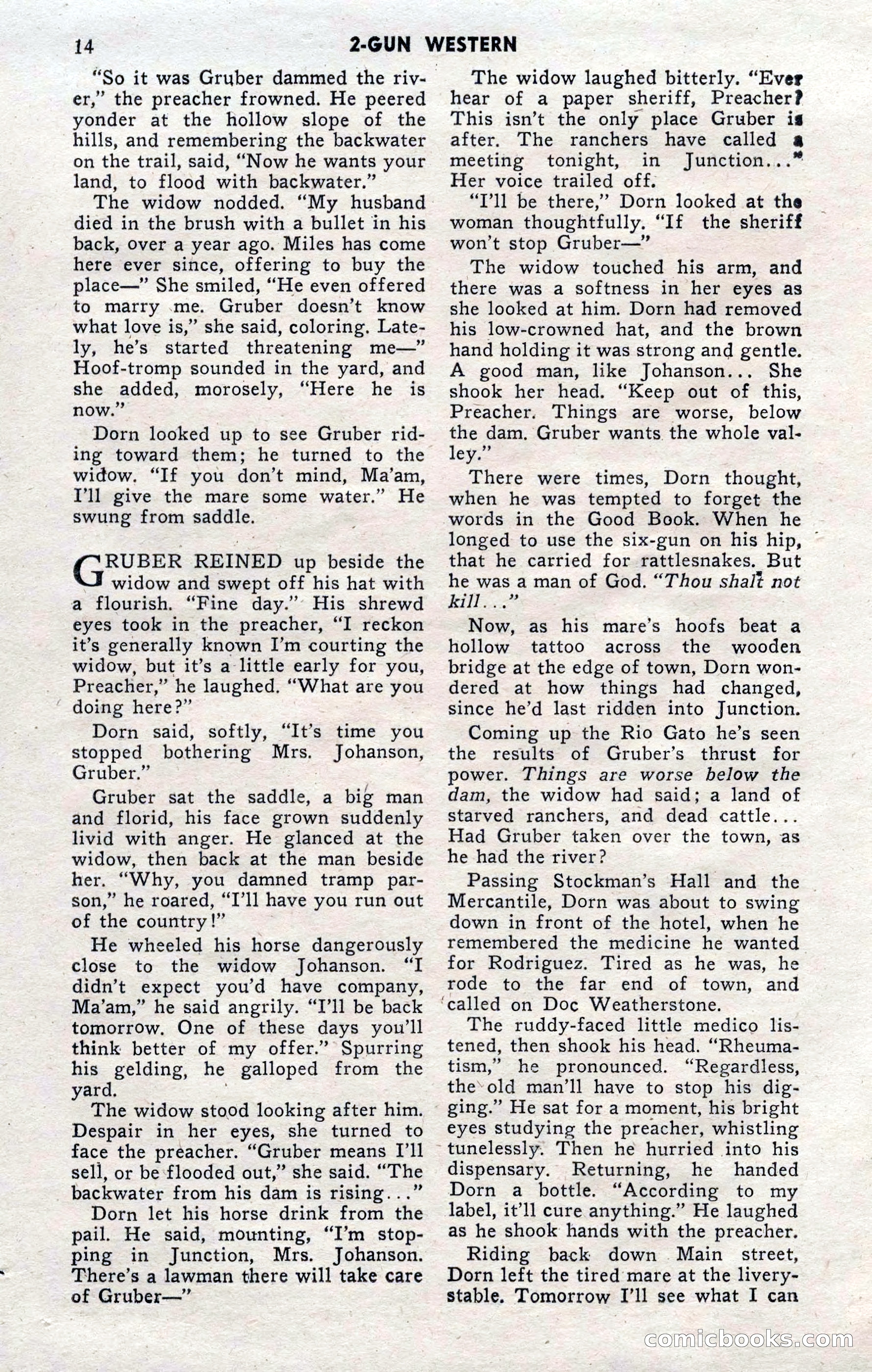 2-Gun Western, November 1955 — page 13 of 99