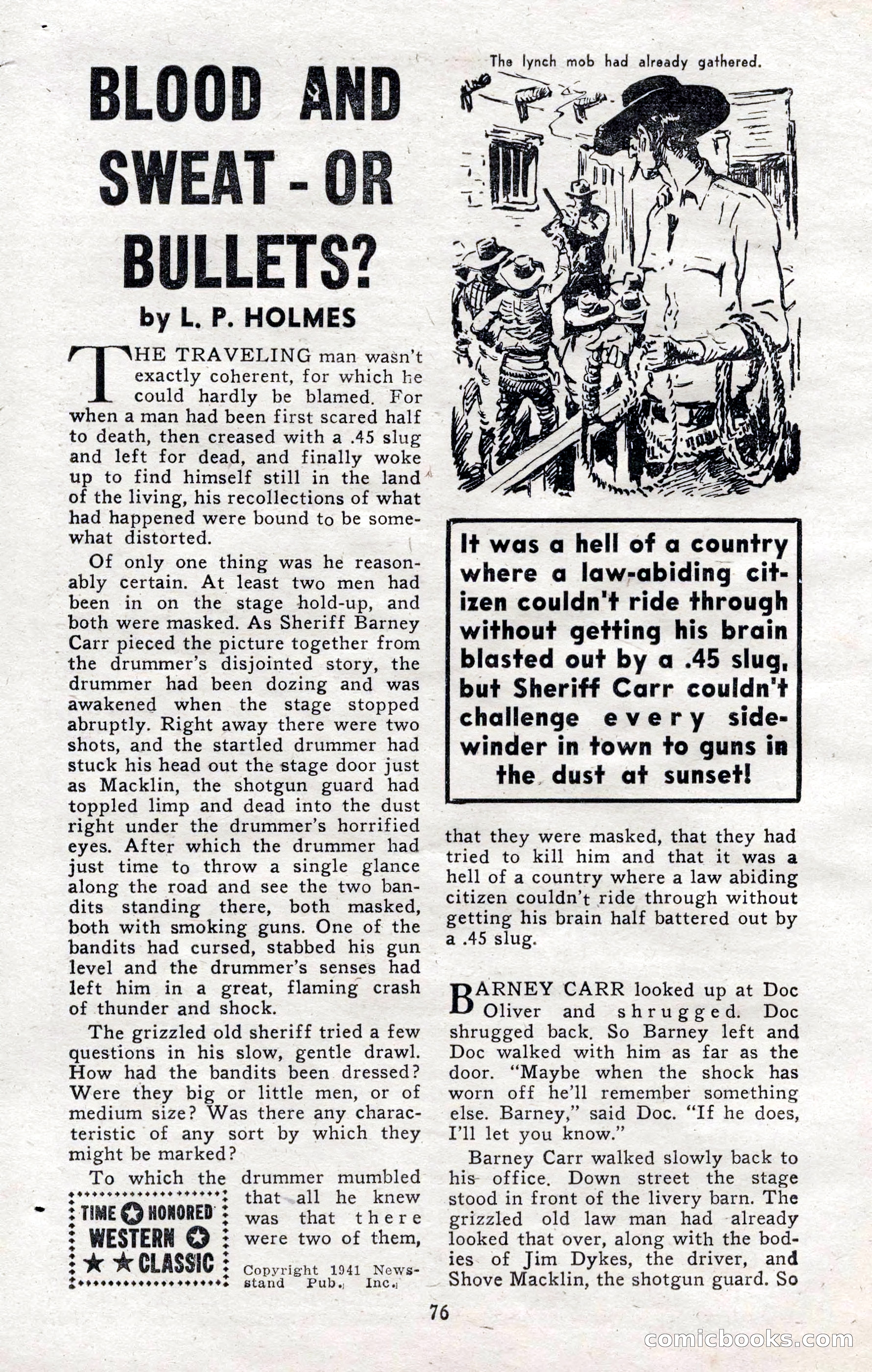 2-Gun Western, November 1955 — page 75 of 99