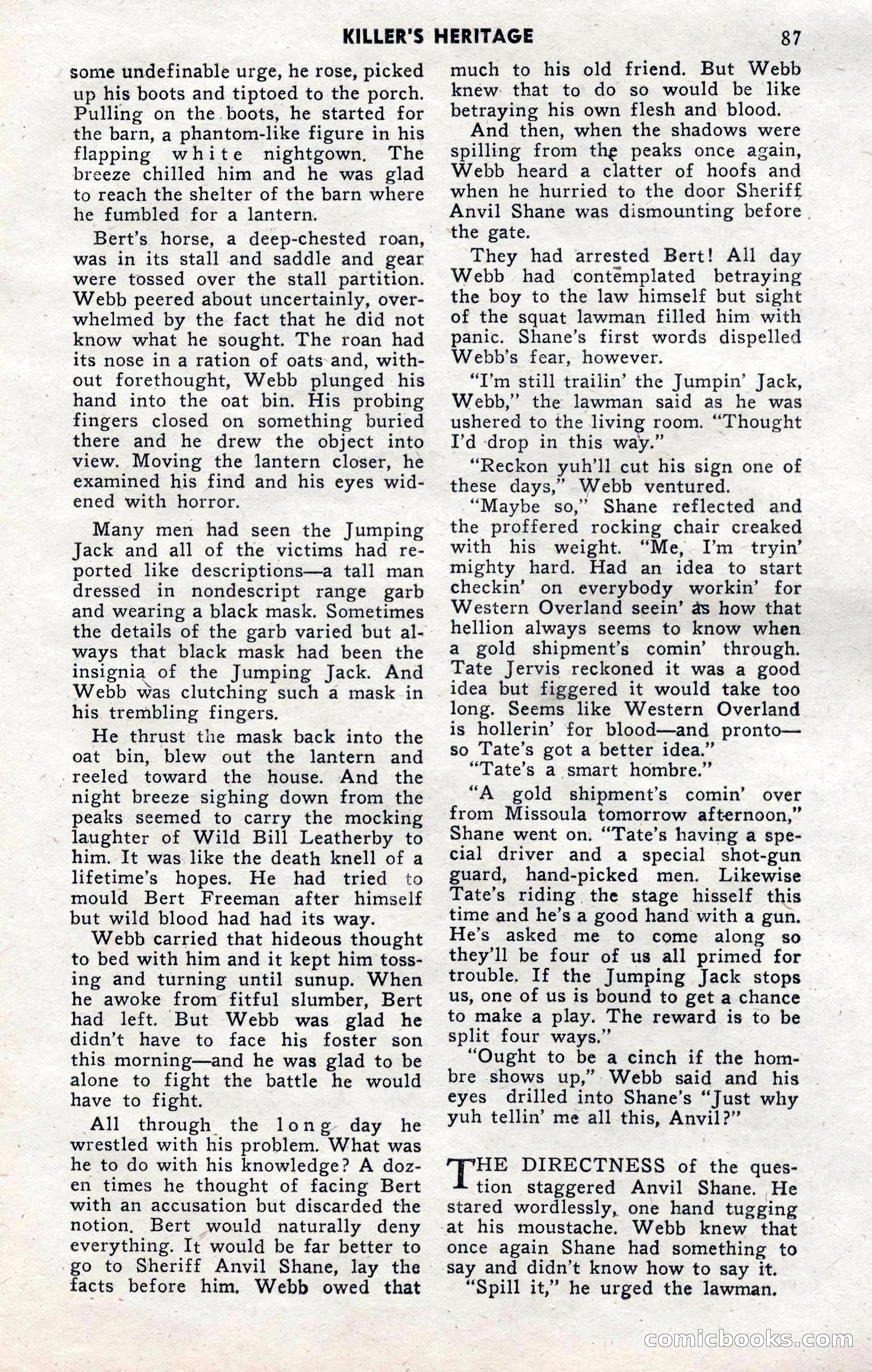 2-Gun Western, November 1955 — page 86 of 99
