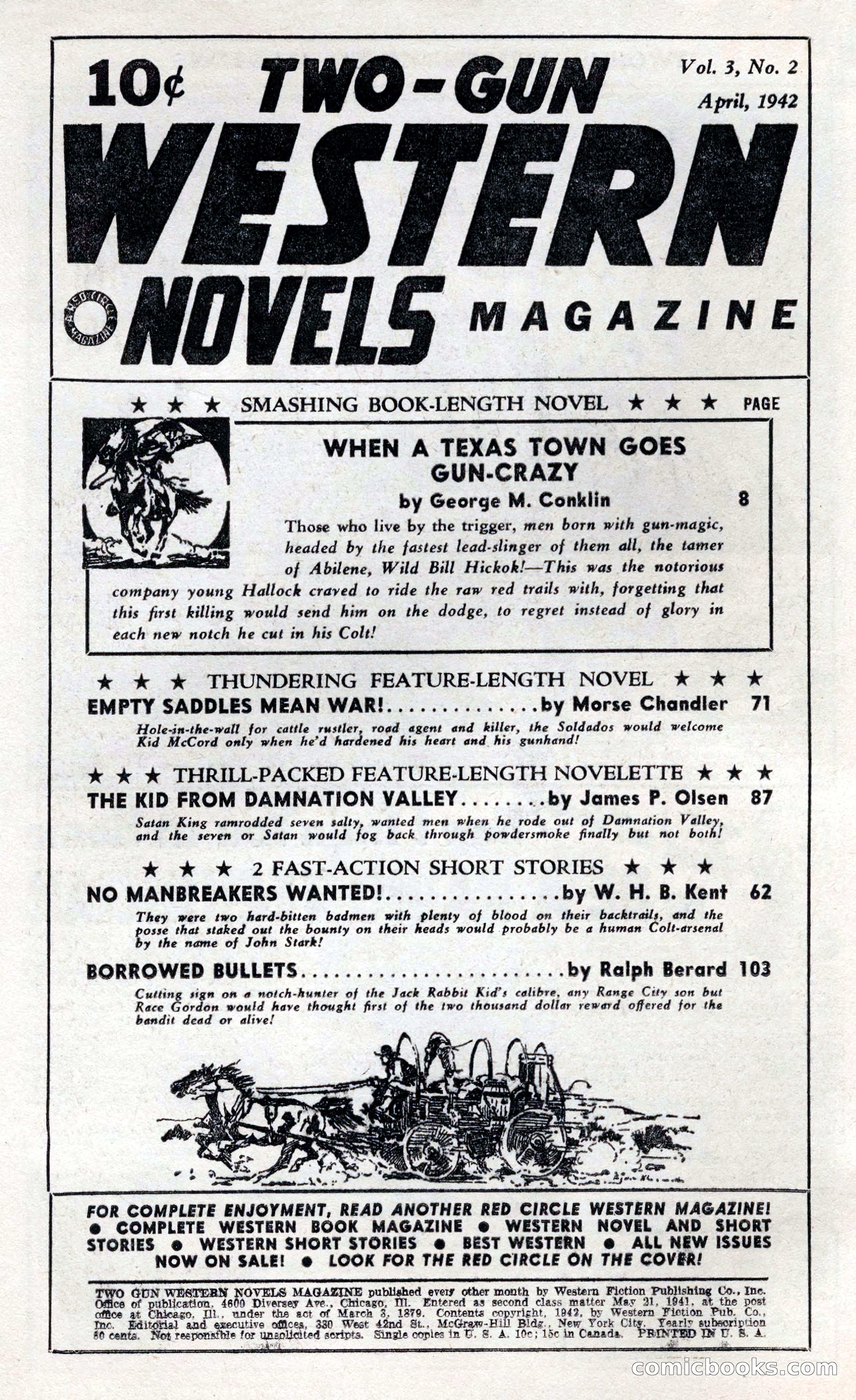Two-Gun Western Novels Magazine — page 4 of 116