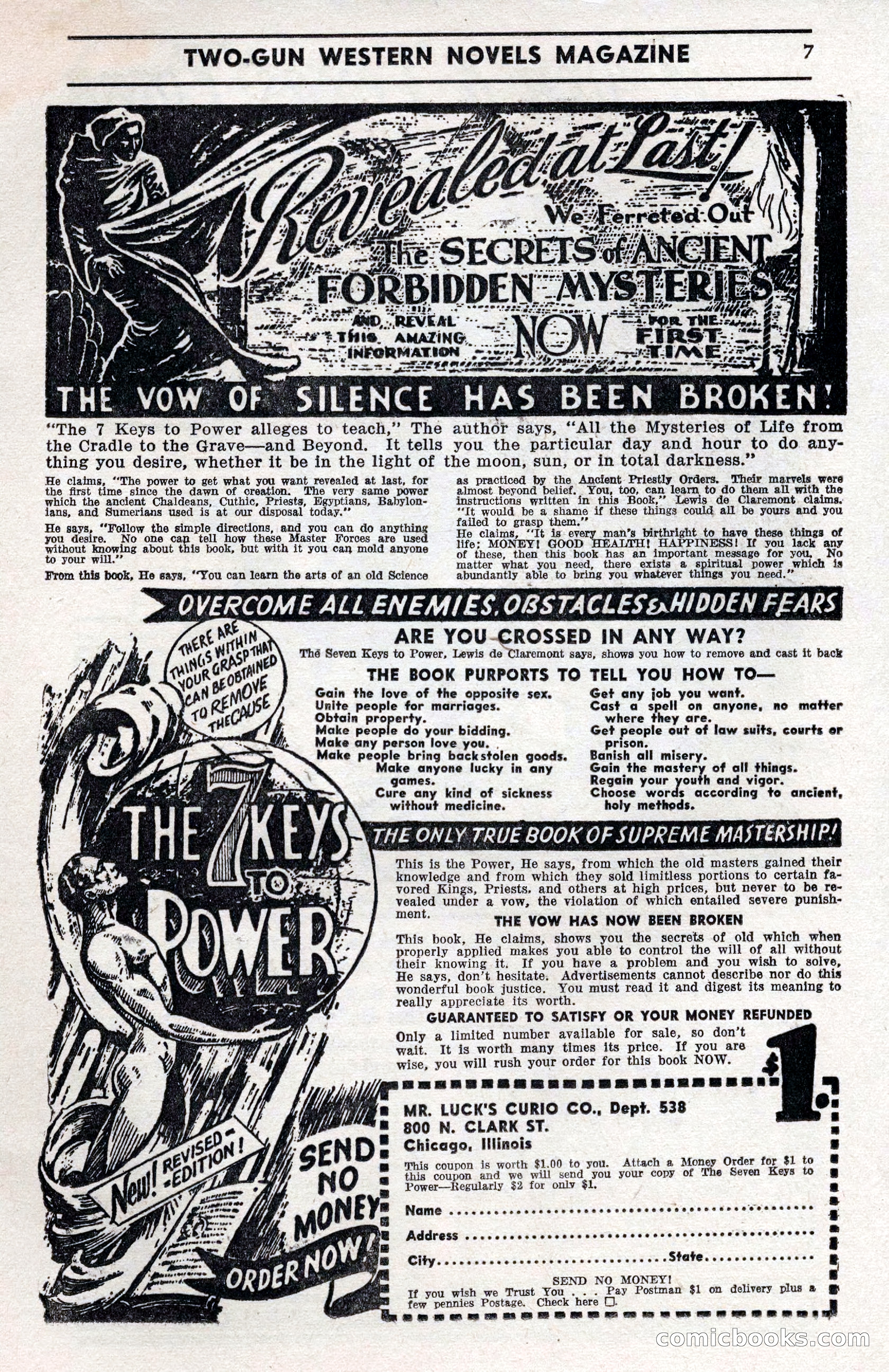 Two-Gun Western Novels Magazine — page 7 of 116