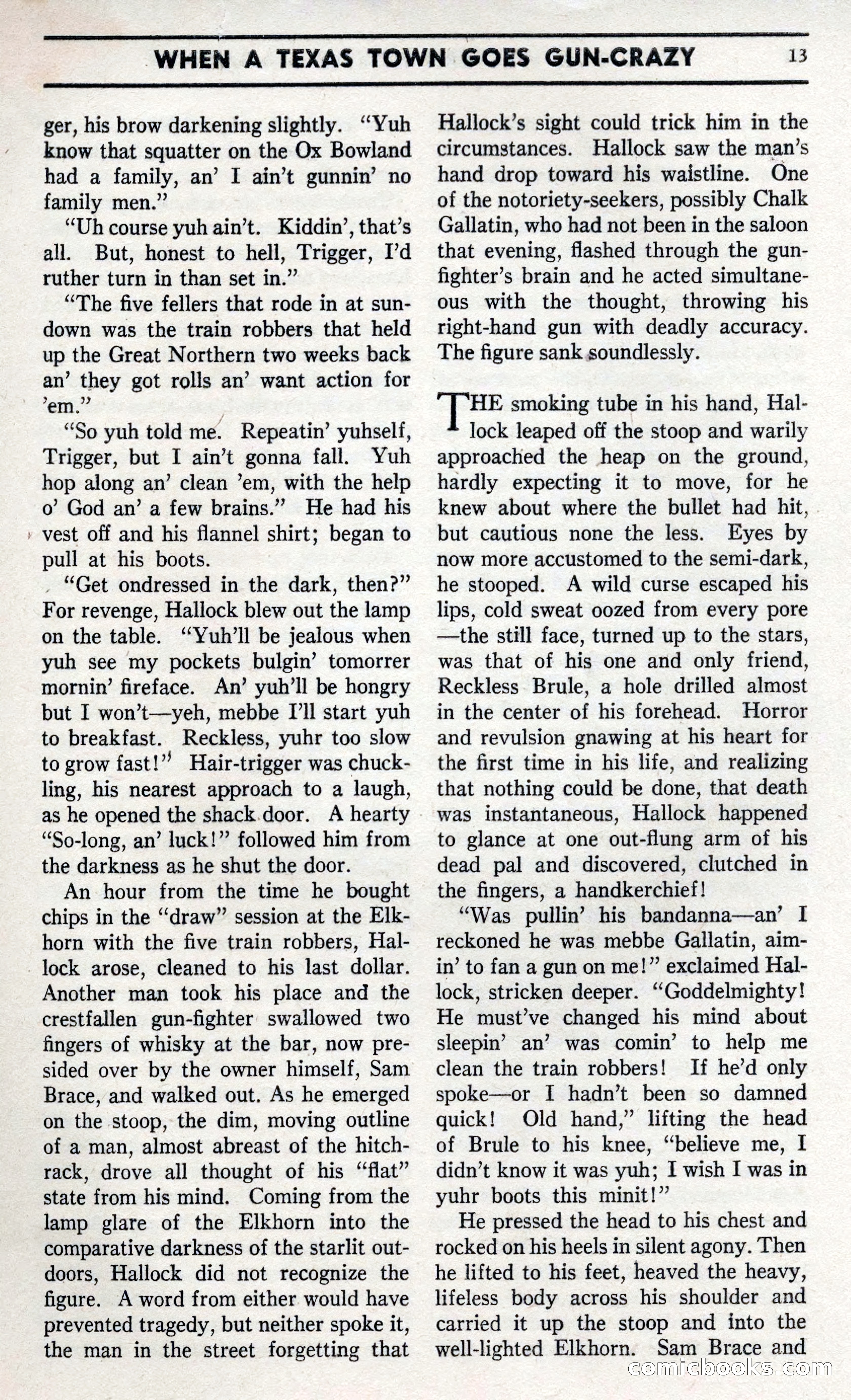 Two-Gun Western Novels Magazine — page 12 of 116