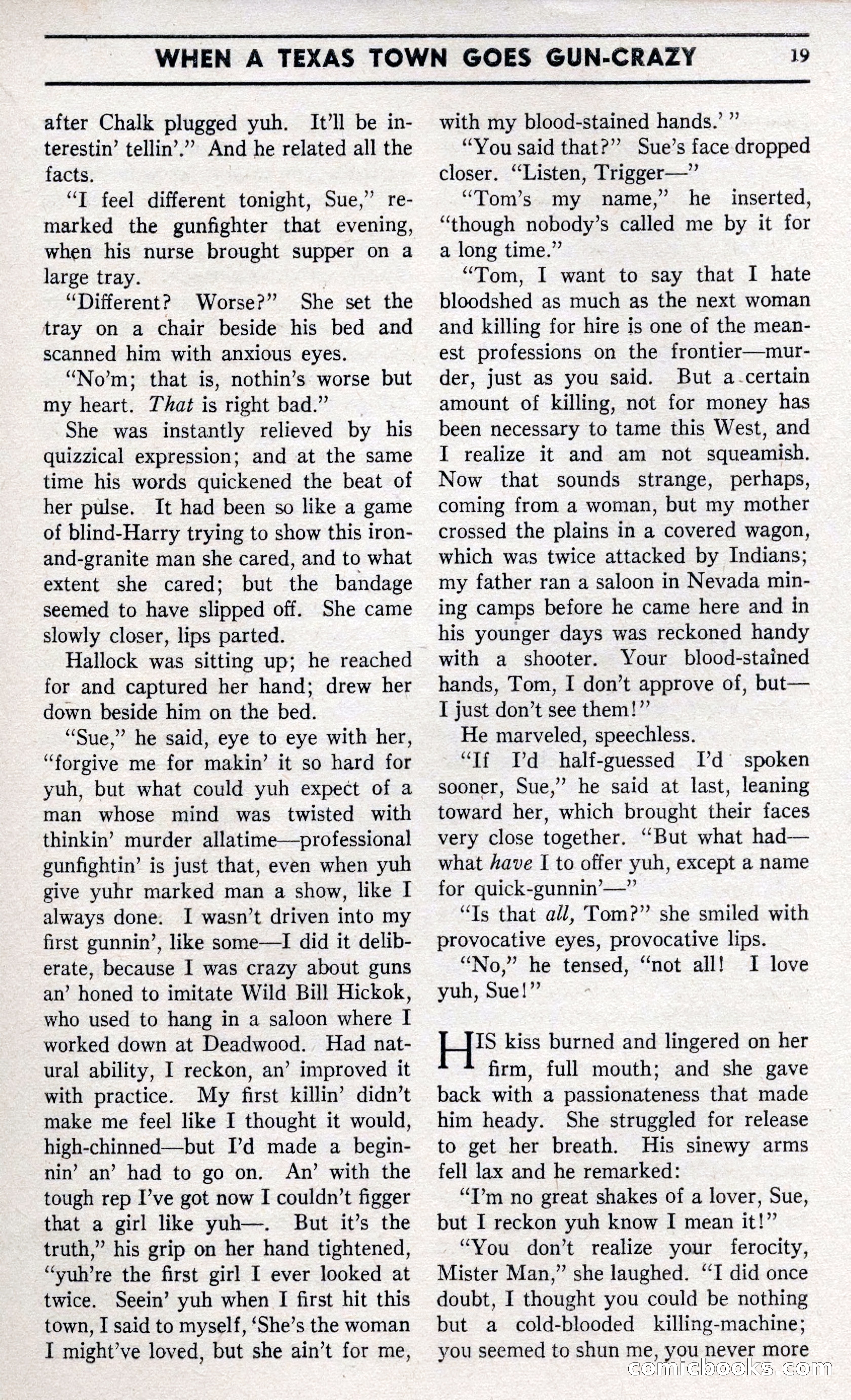 Two-Gun Western Novels Magazine — page 18 of 116