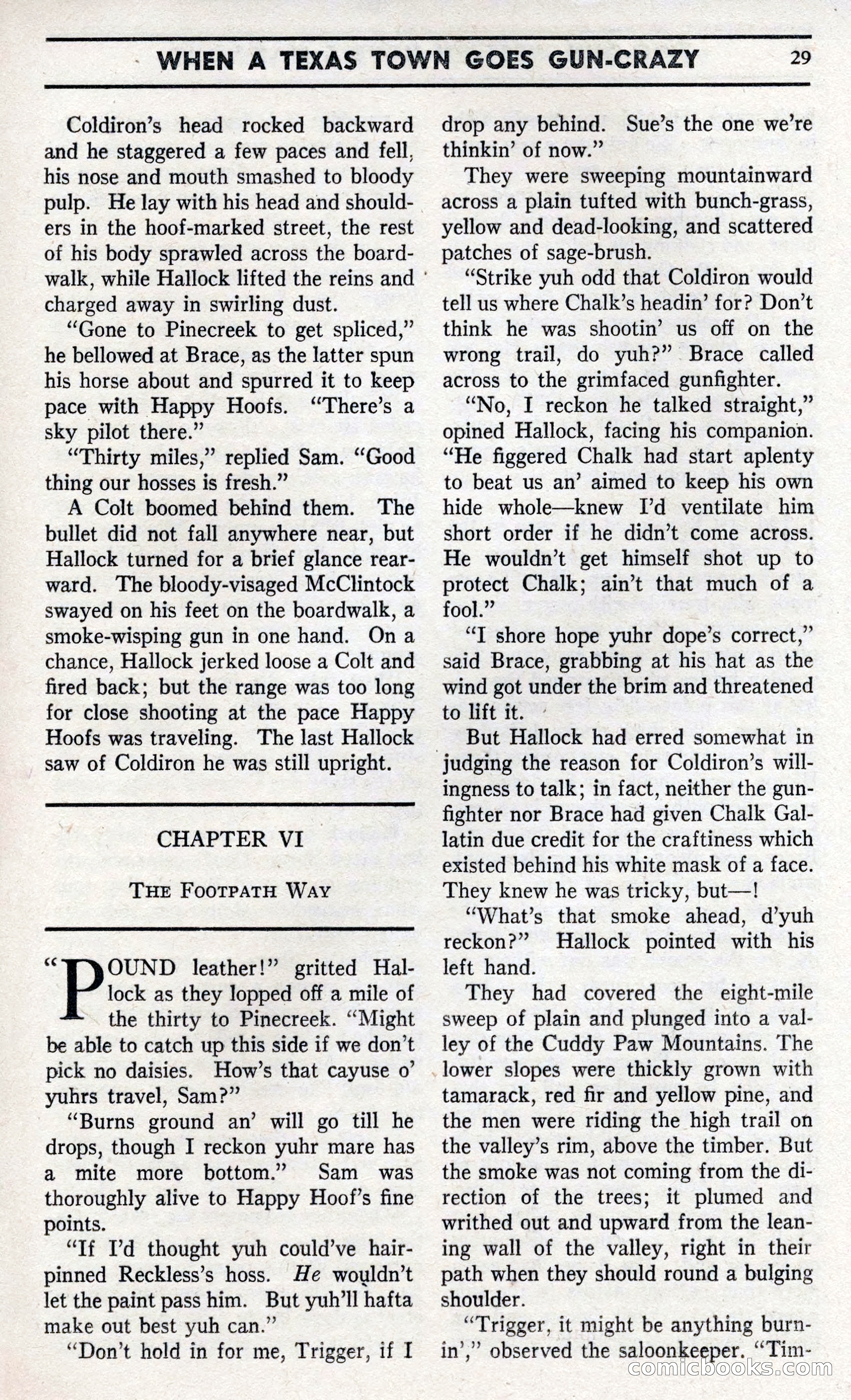 Two-Gun Western Novels Magazine — page 28 of 116