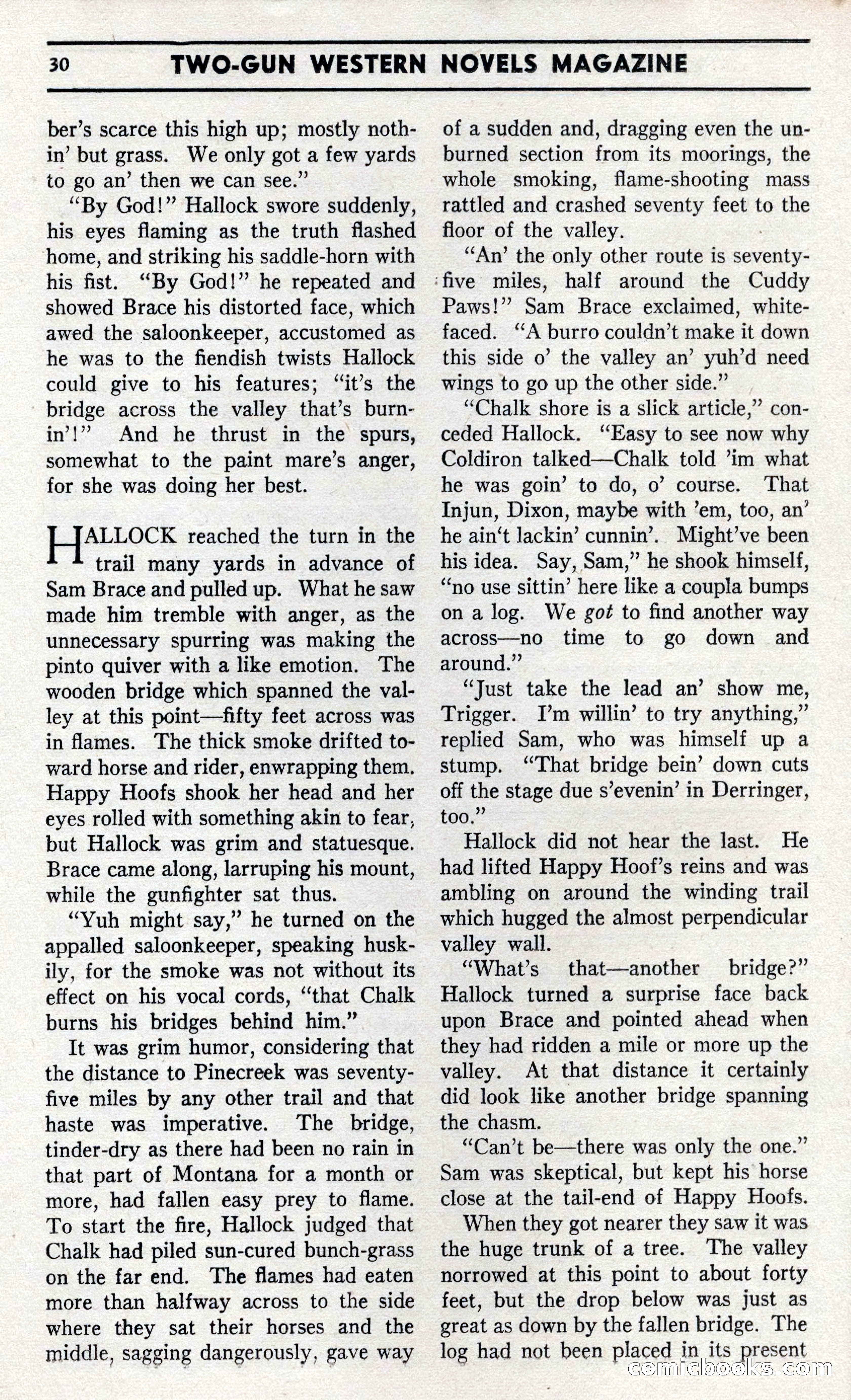 Two-Gun Western Novels Magazine — page 29 of 116