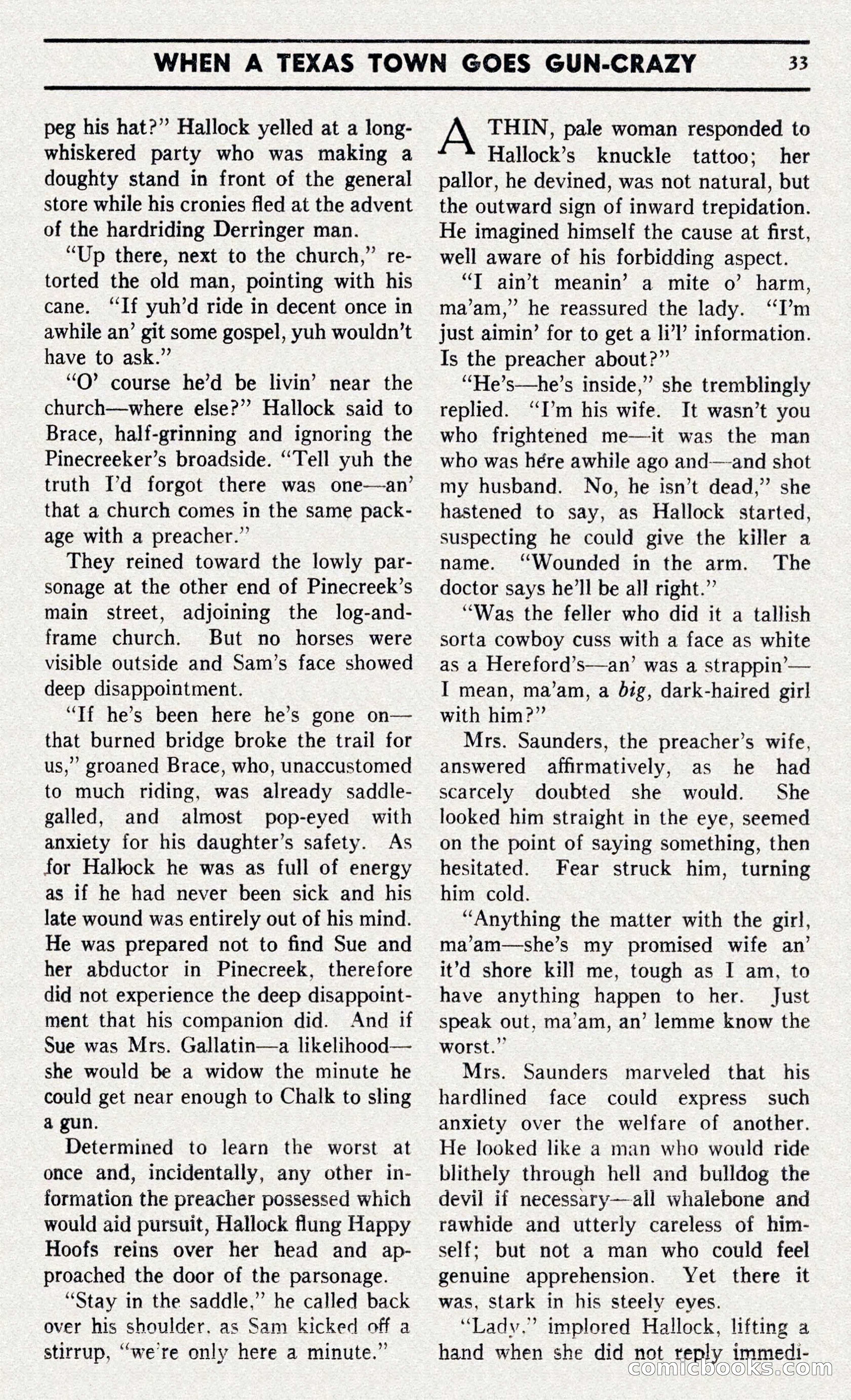 Two-Gun Western Novels Magazine — page 32 of 116
