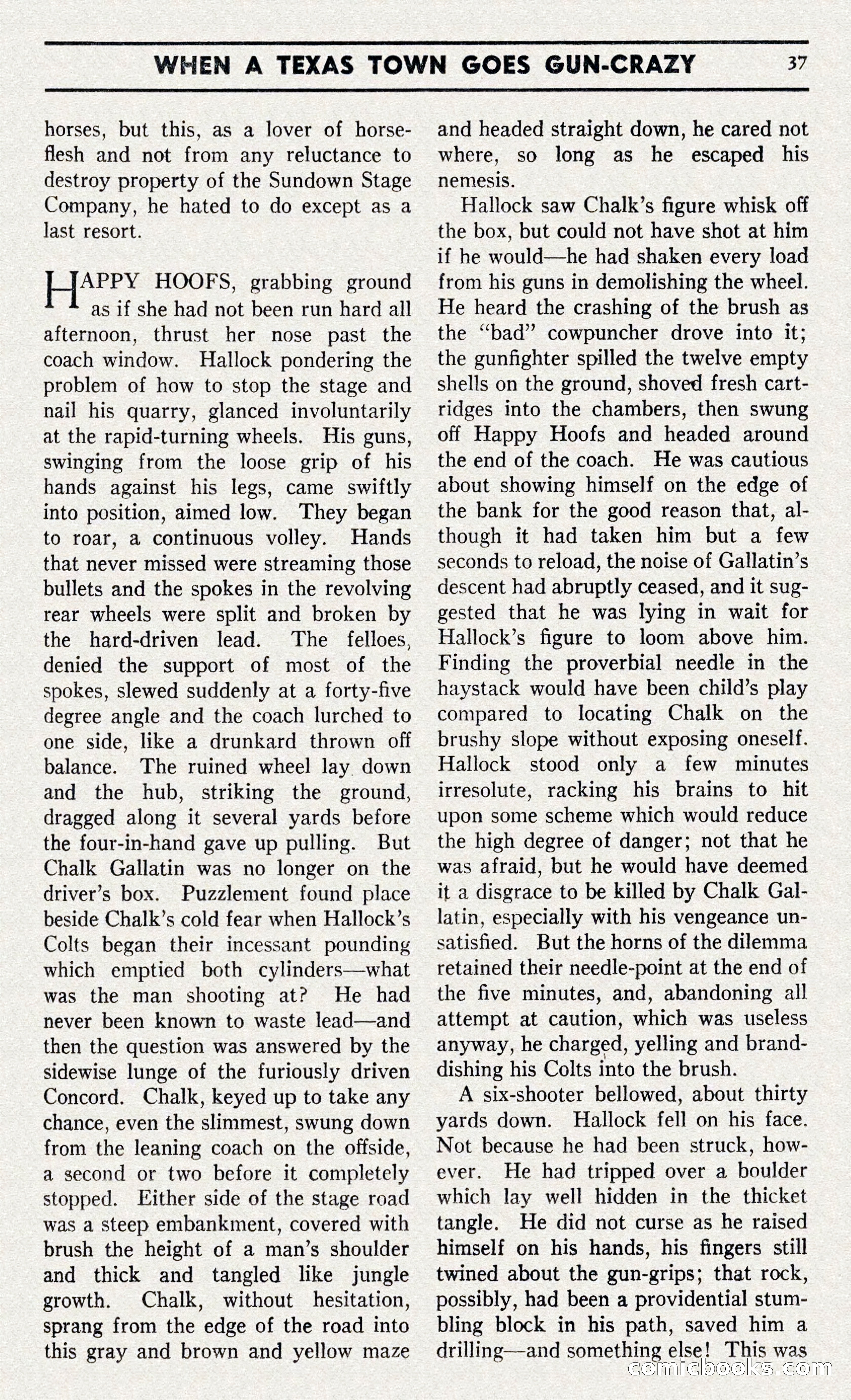 Two-Gun Western Novels Magazine — page 36 of 116