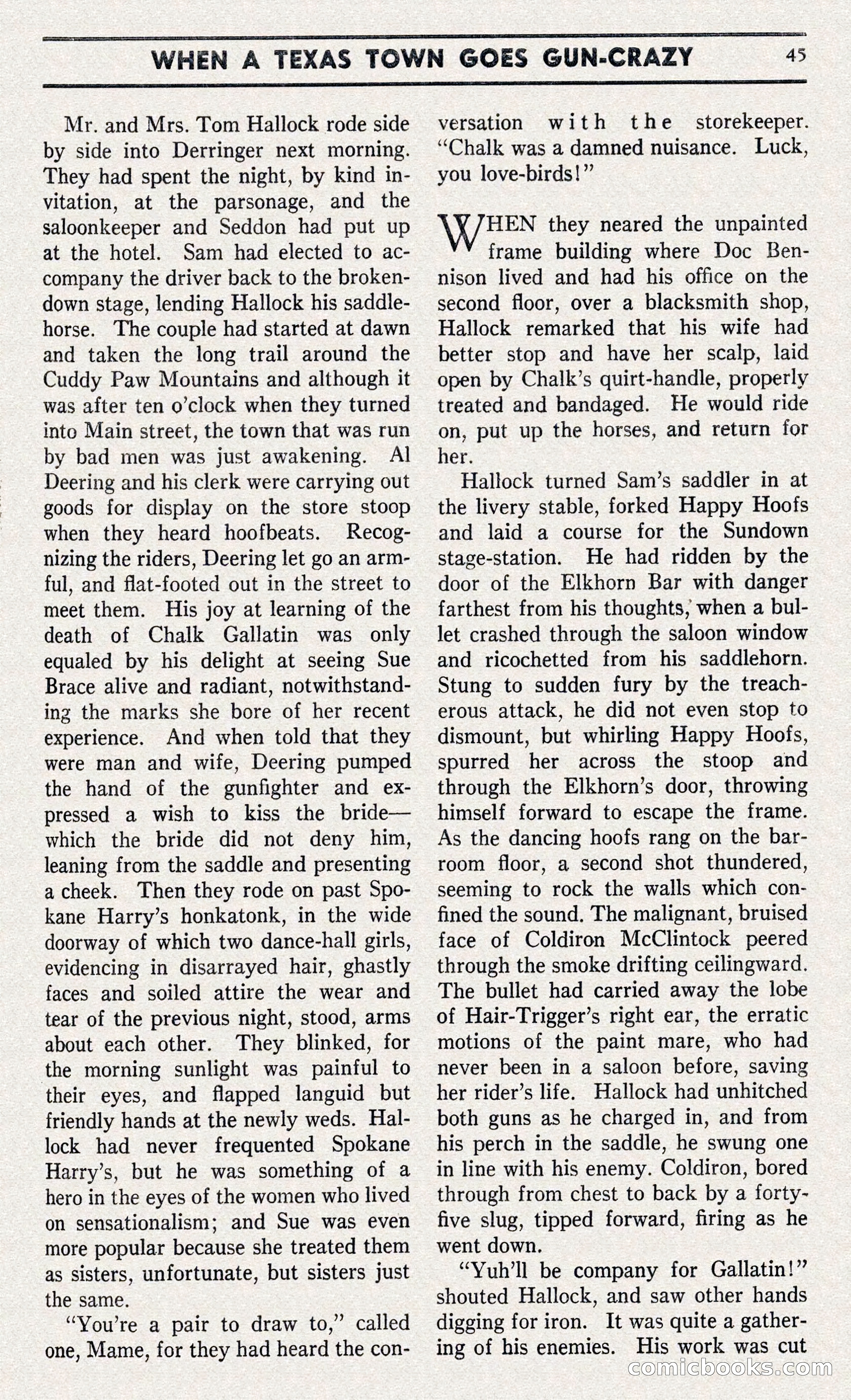 Two-Gun Western Novels Magazine — page 44 of 116