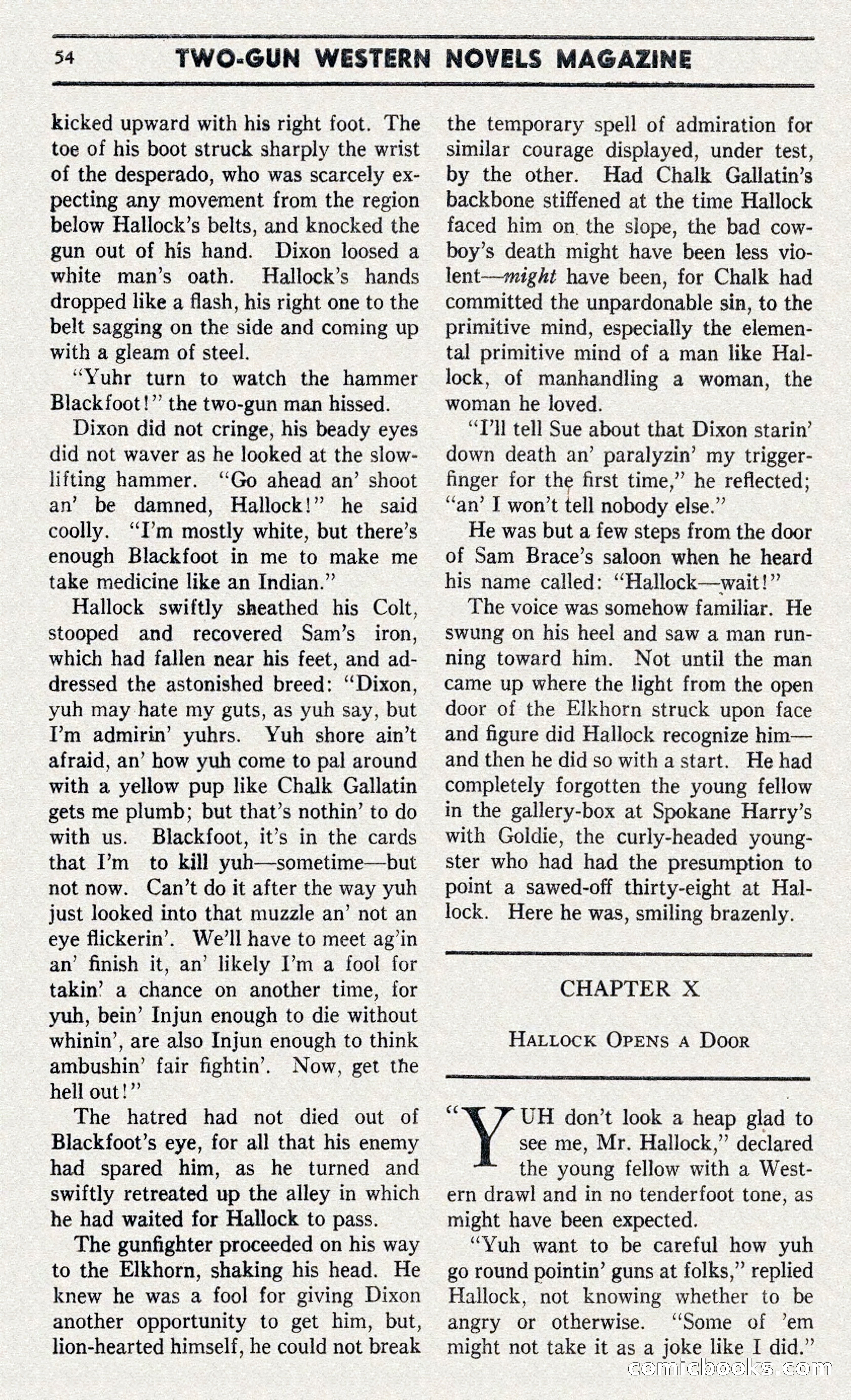 Two-Gun Western Novels Magazine — page 53 of 116