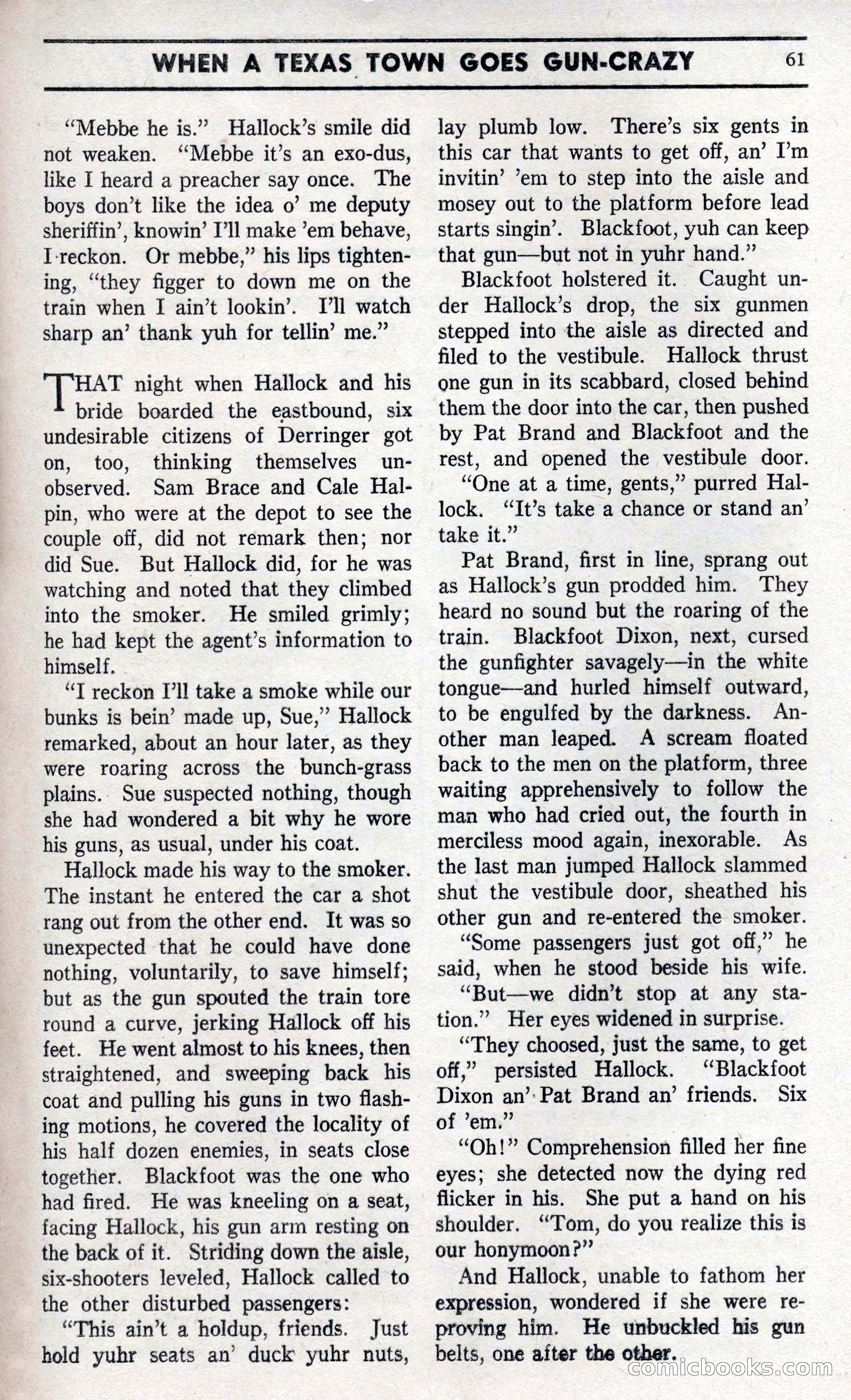 Two-Gun Western Novels Magazine — page 60 of 116