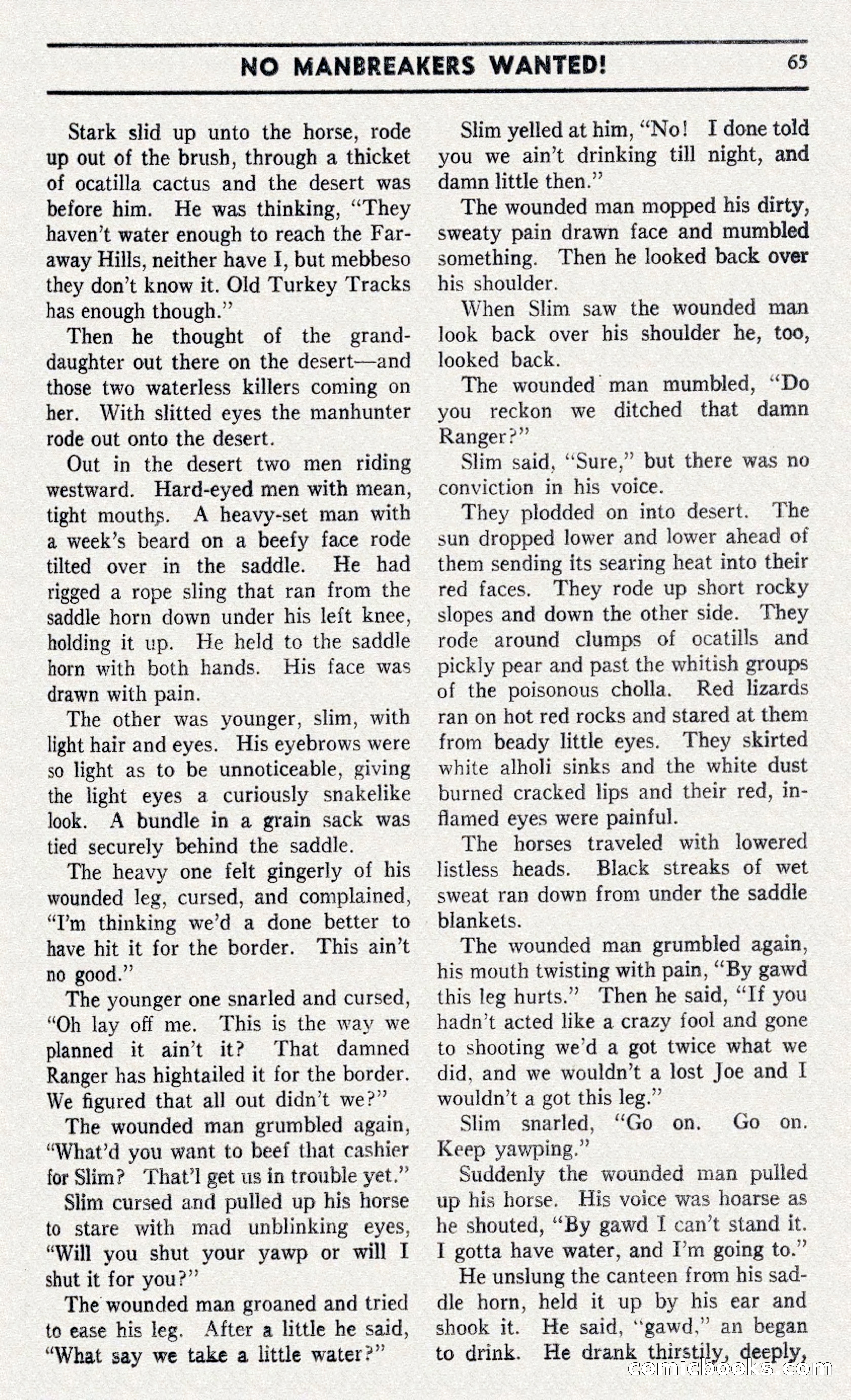 Two-Gun Western Novels Magazine — page 64 of 116