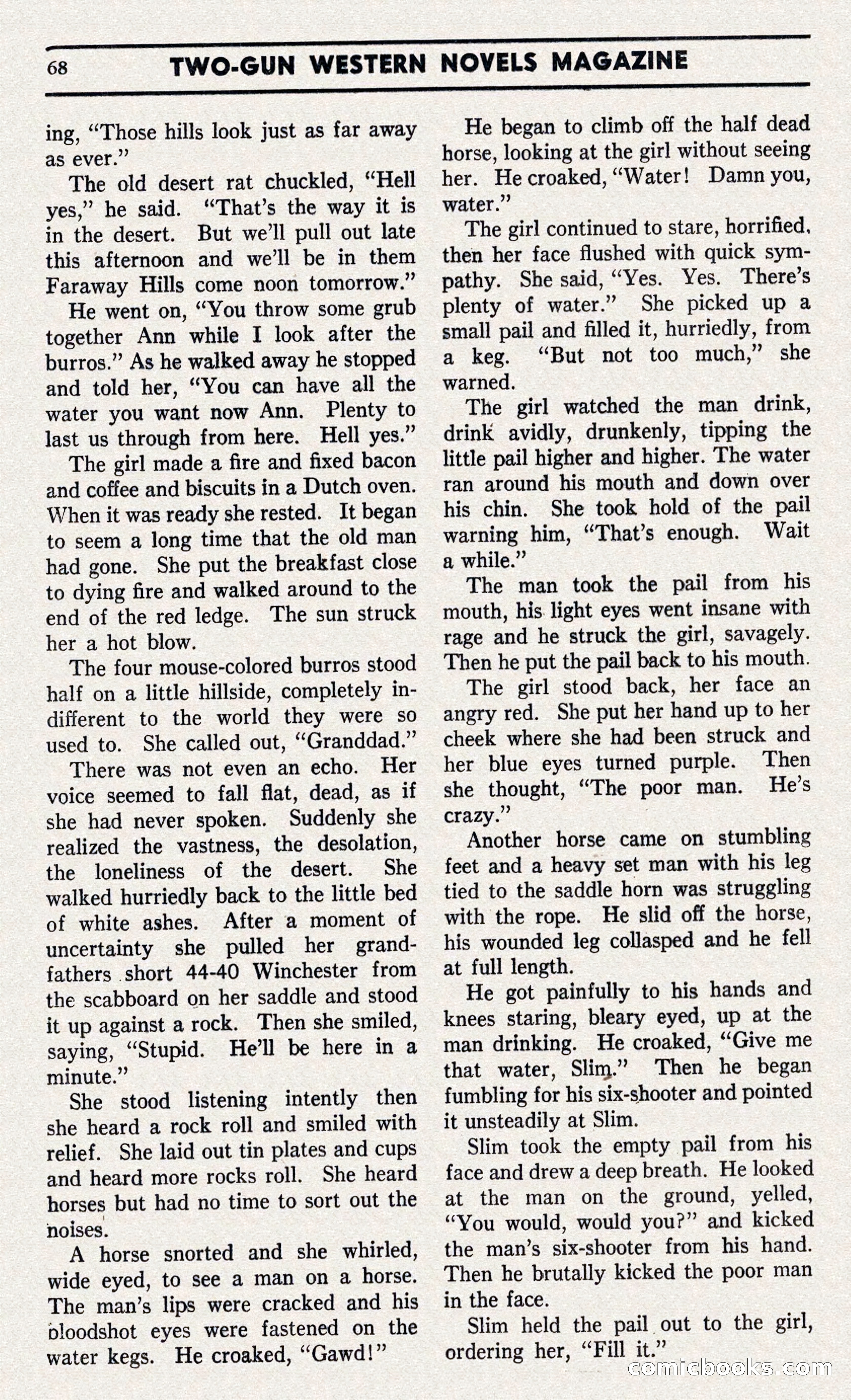 Two-Gun Western Novels Magazine — page 67 of 116