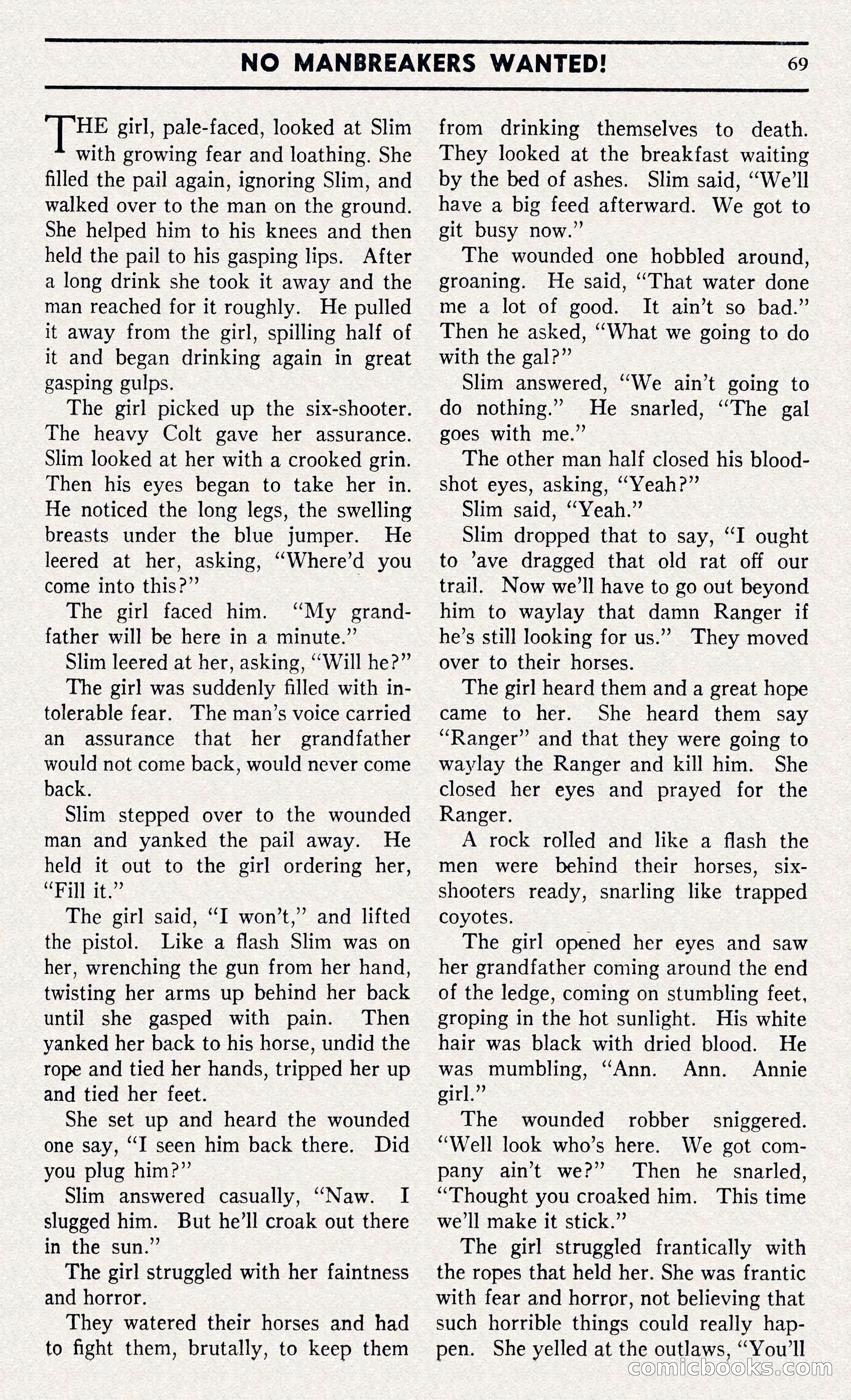 Two-Gun Western Novels Magazine — page 68 of 116