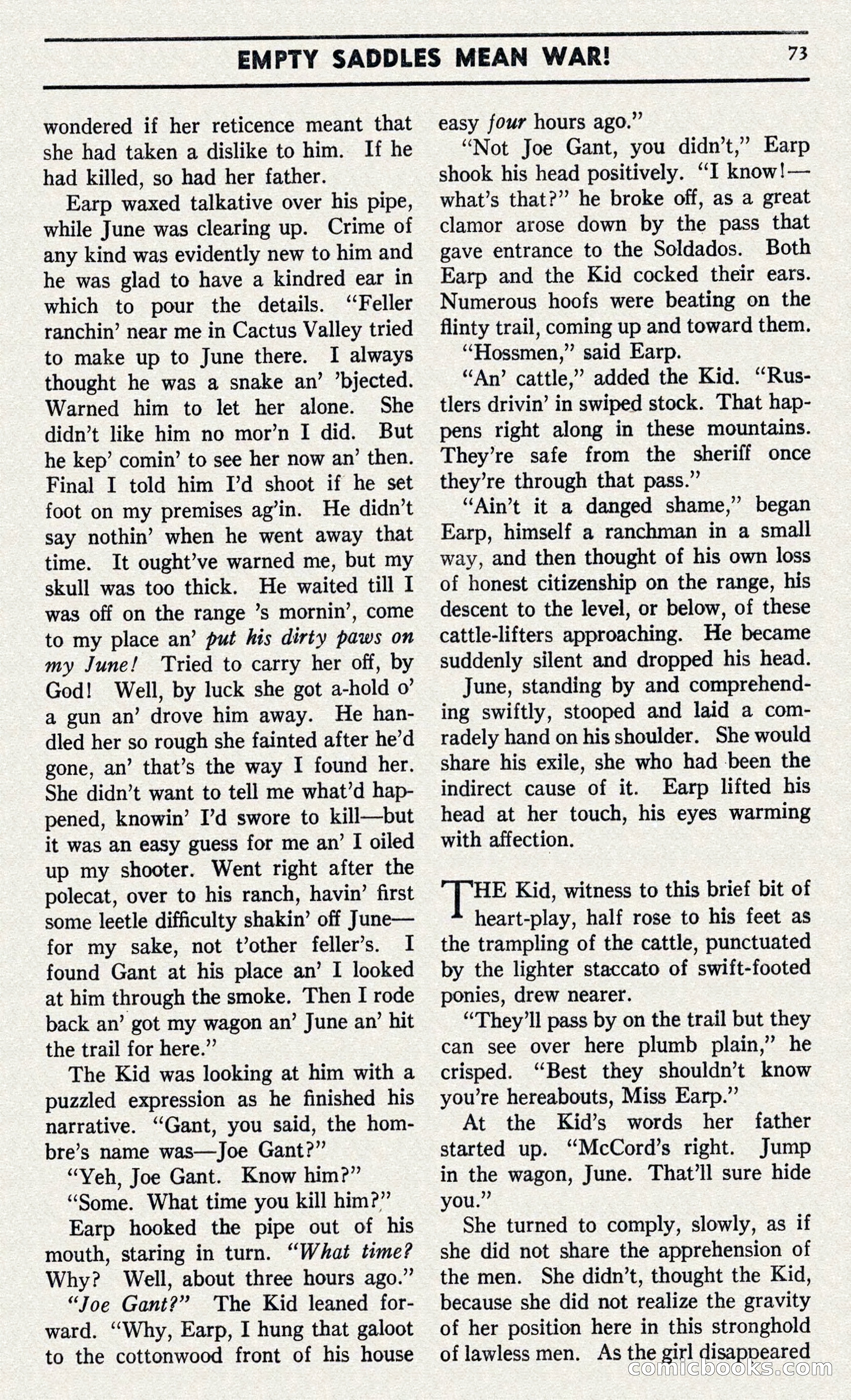 Two-Gun Western Novels Magazine — page 72 of 116