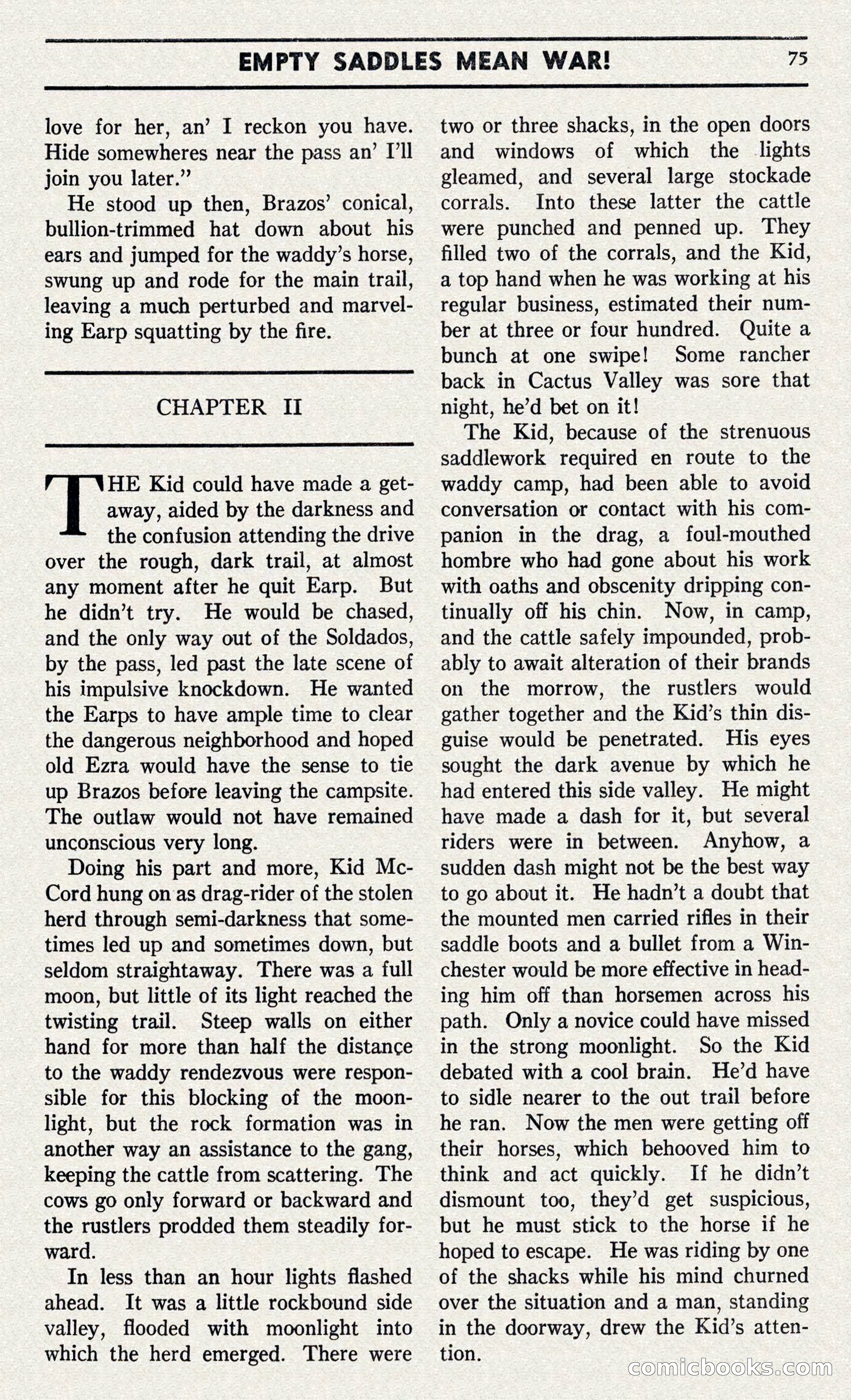 Two-Gun Western Novels Magazine — page 74 of 116