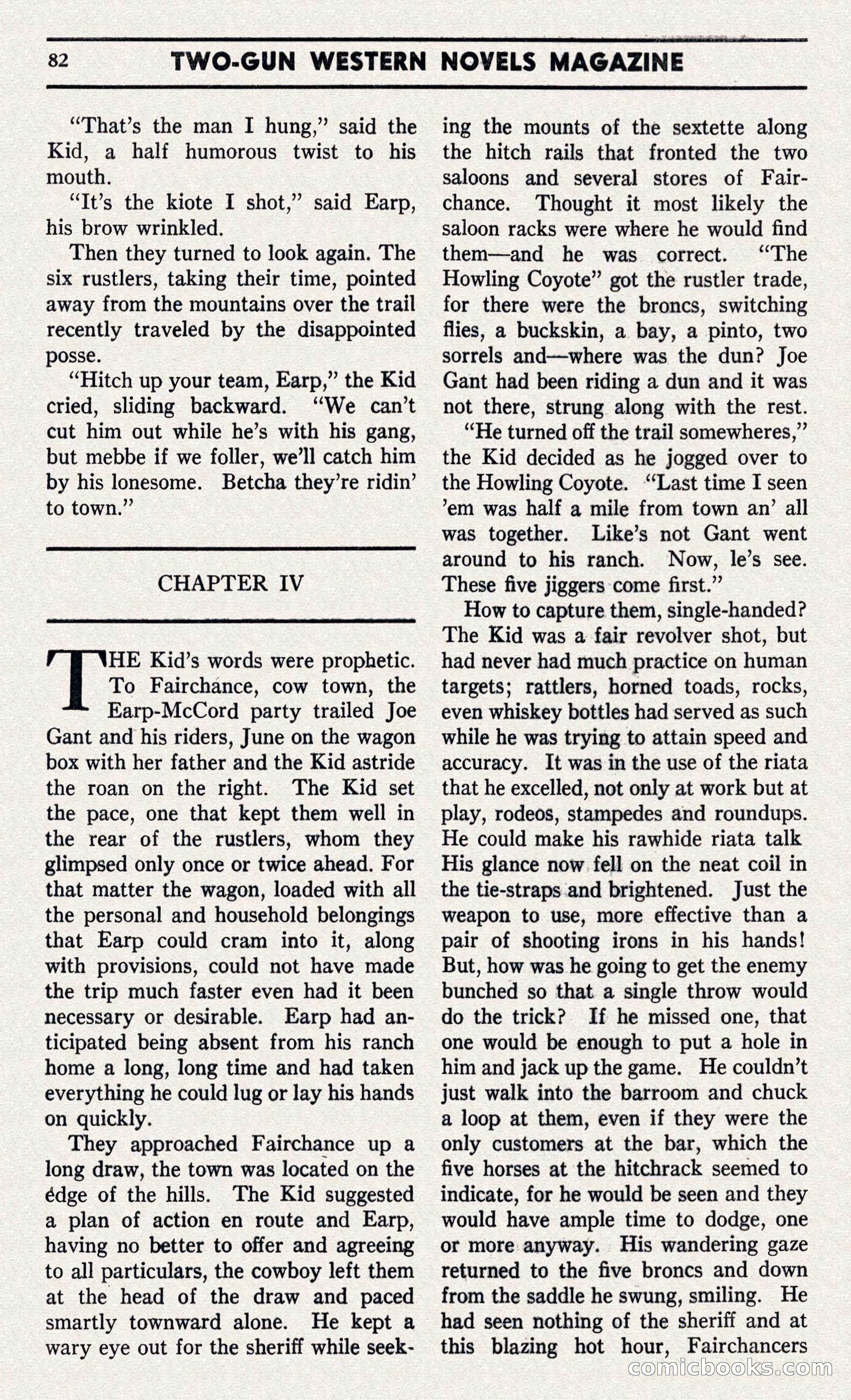 Two-Gun Western Novels Magazine — page 81 of 116